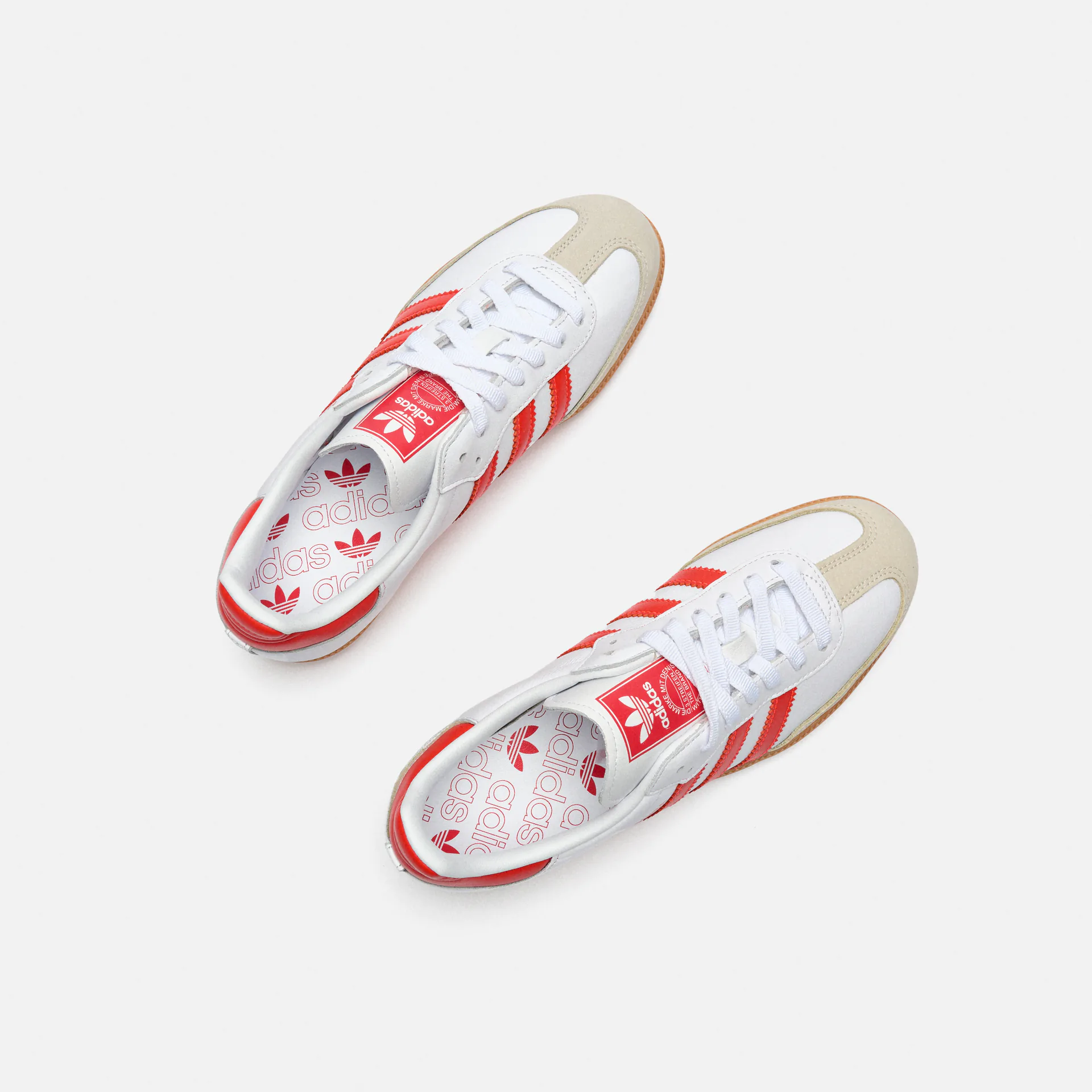 adidas Originals Samba Sneaker OG Cloud White/Solar Red/Off White