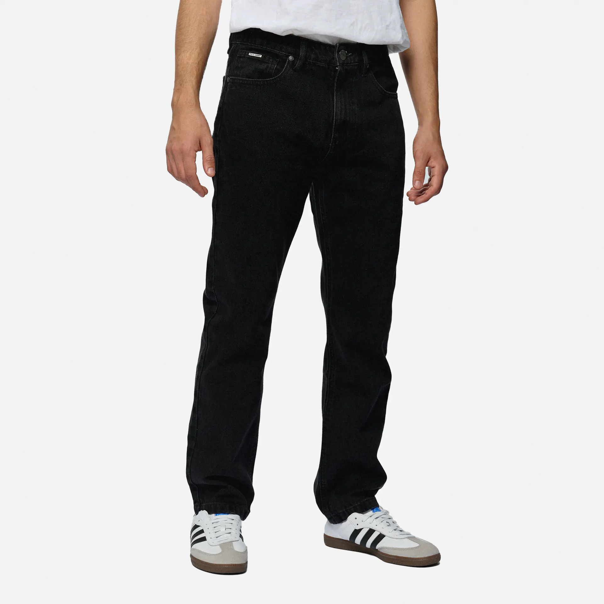 PEGADOR Baures Straight Jeans Washed Black