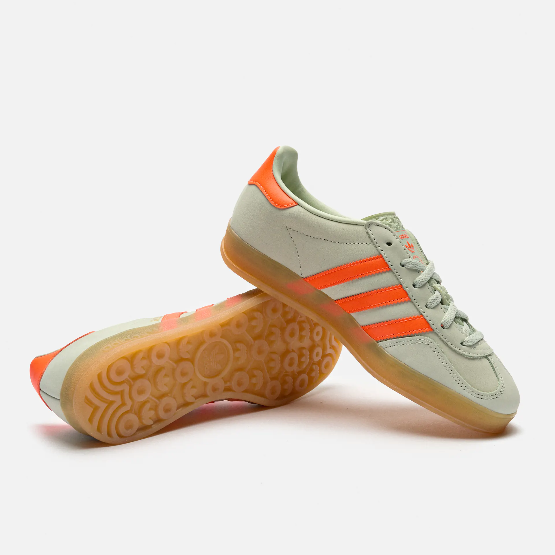 adidas Originals Gazelle Sneaker Linen Green/Solar Orange