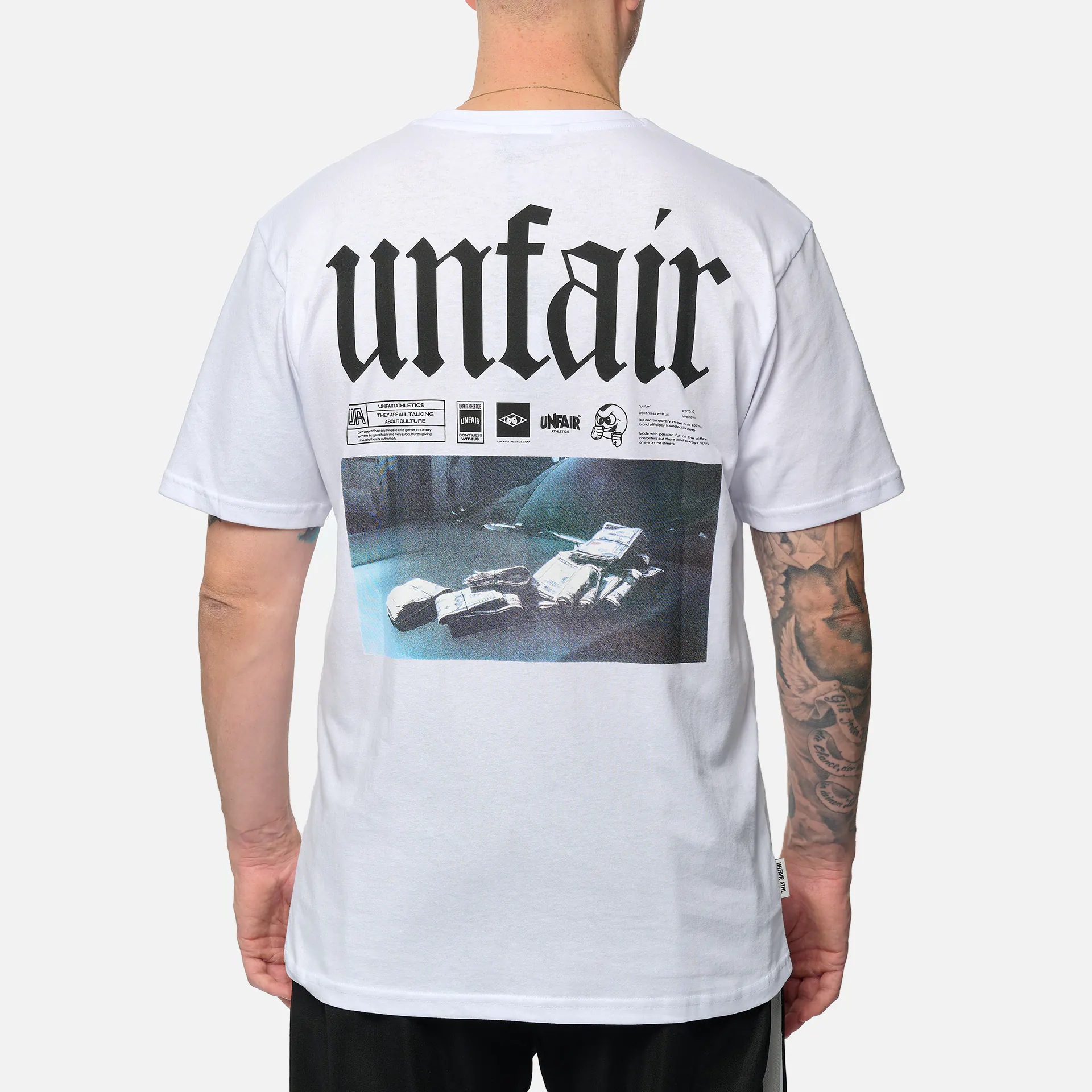 Unfair Athletics Money Stacks T-Shirt White