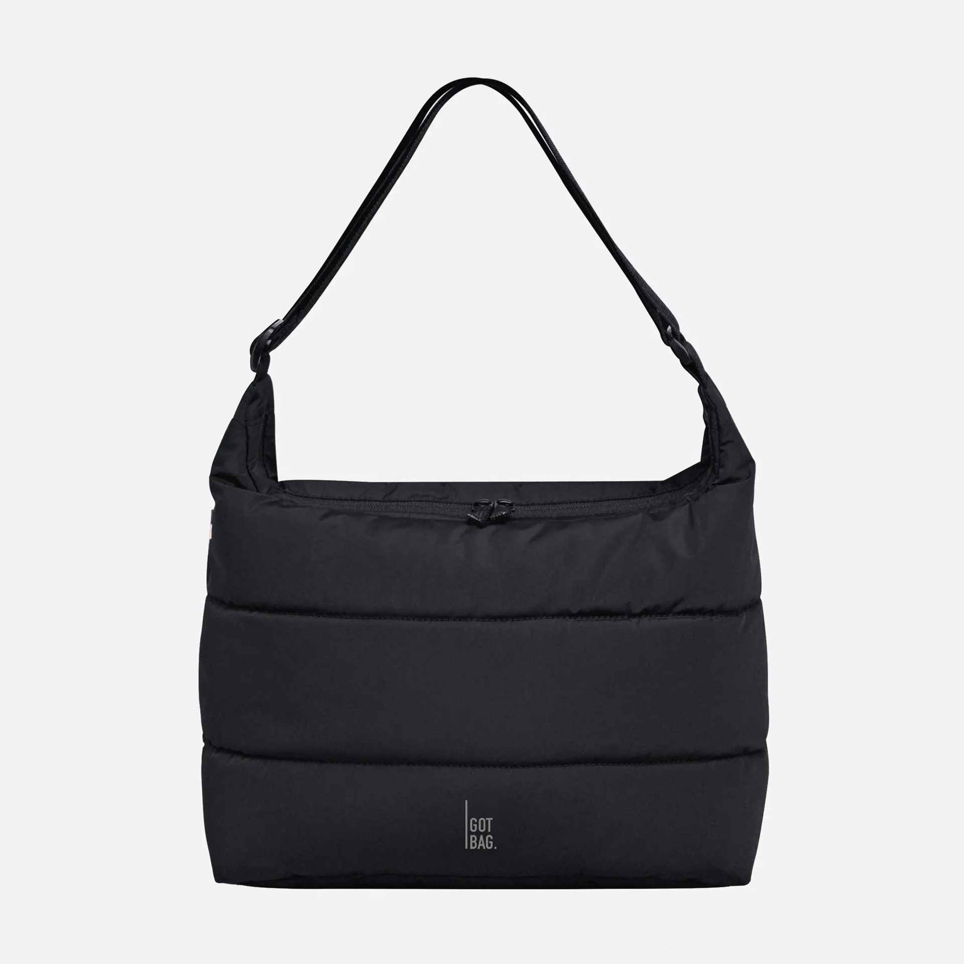 Got Bag Puffer Square Bag Large Black Monochrome