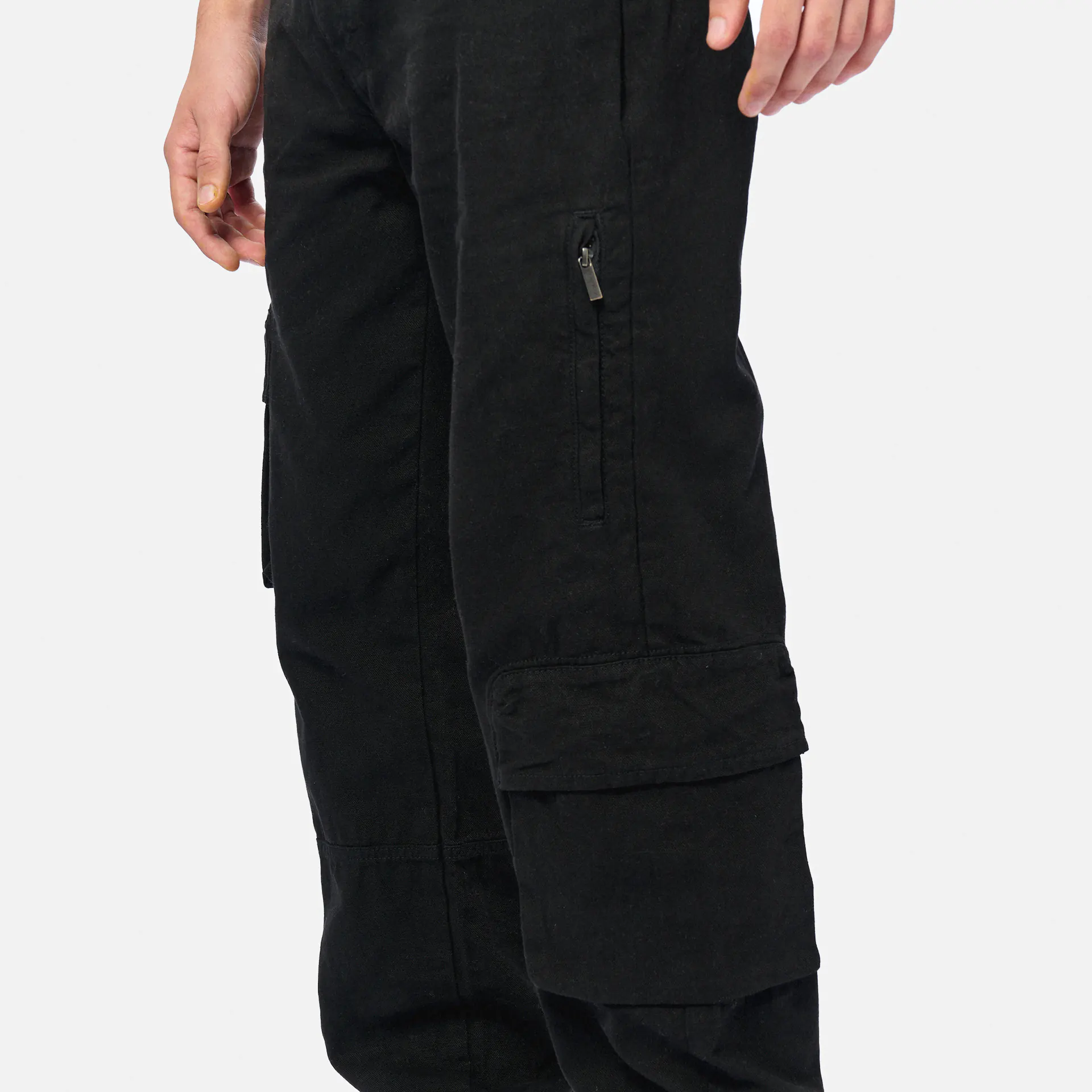 PEGADOR Macomb Cargo Pants Washed Black