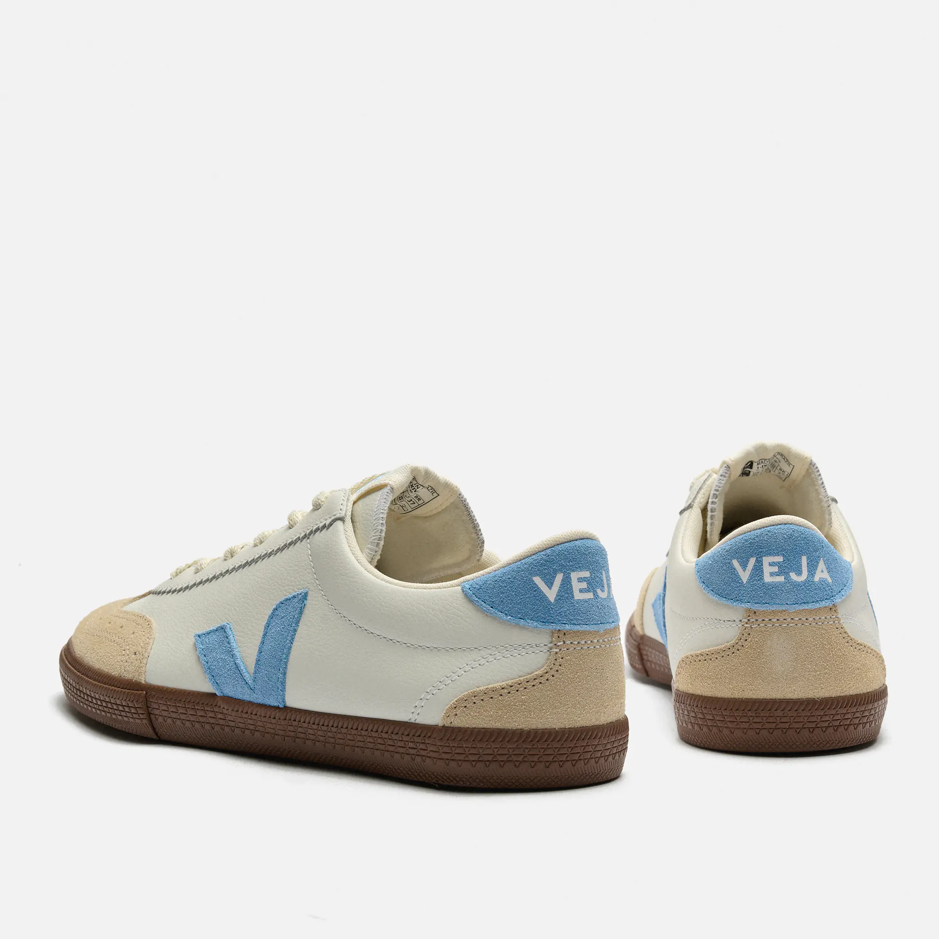 Veja Volley O.T. Leather White/Aqua/Bark