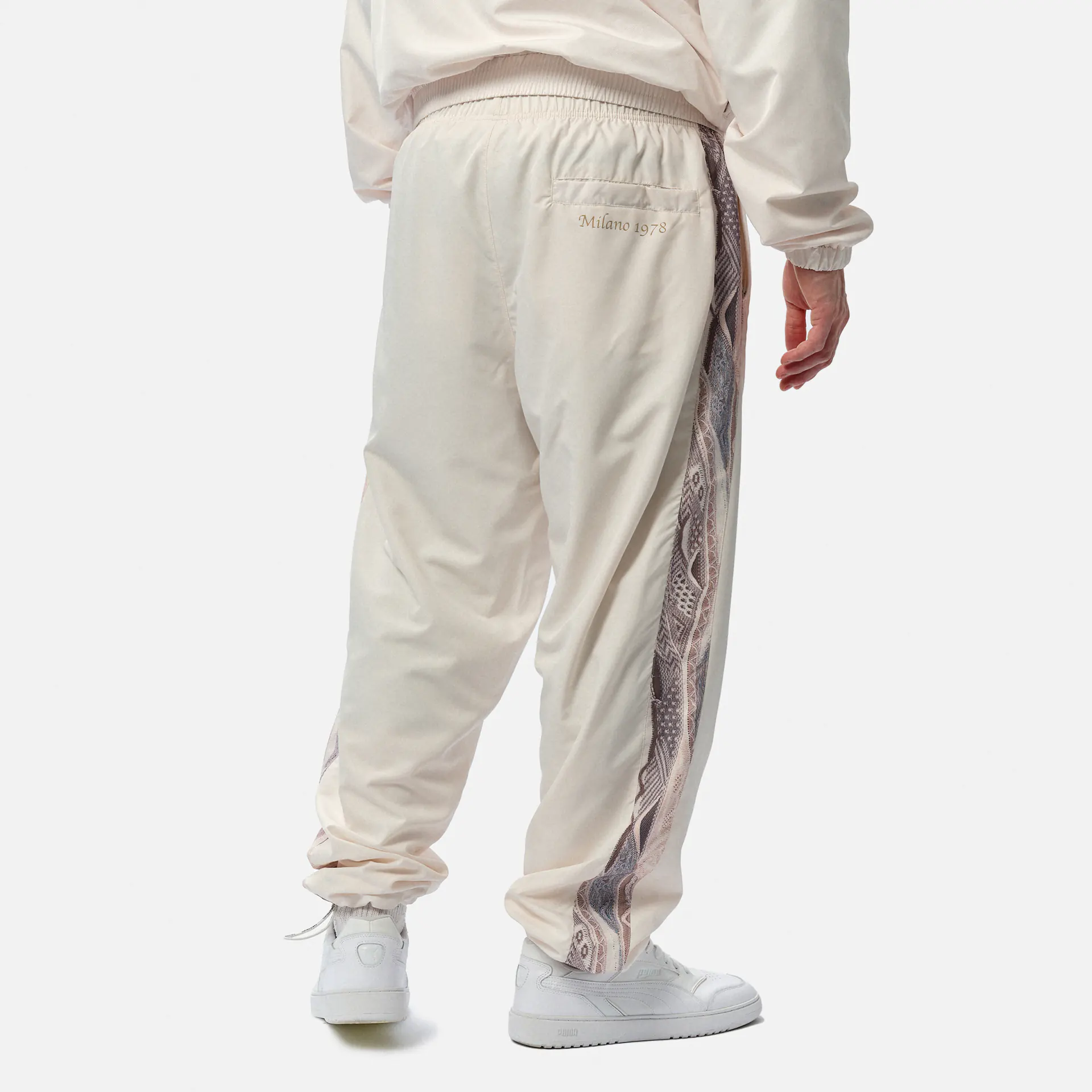 Carlo Colucci Summer Track Pants Off White