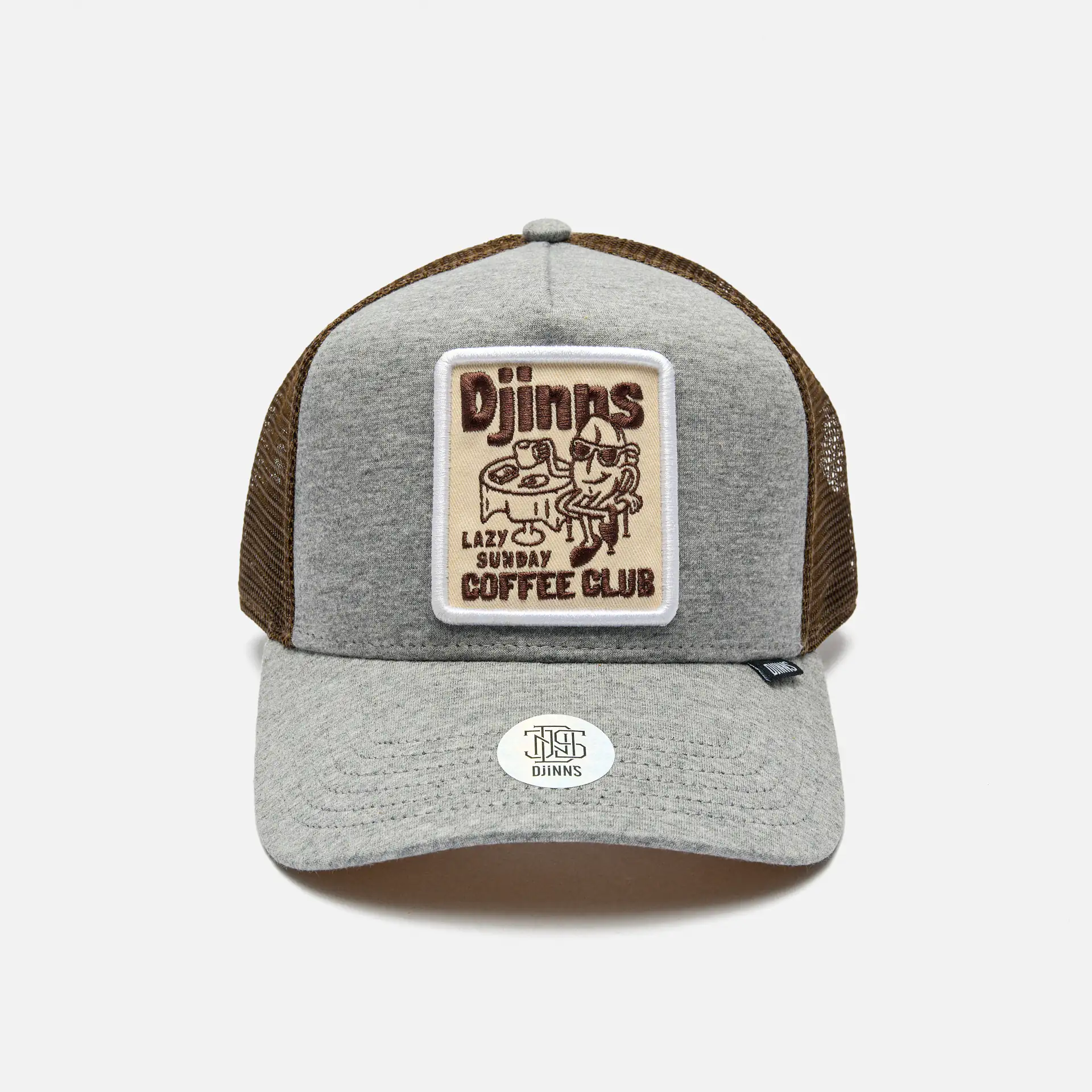 DJINNS Trucker Cap HFT Coffee Heather Grey