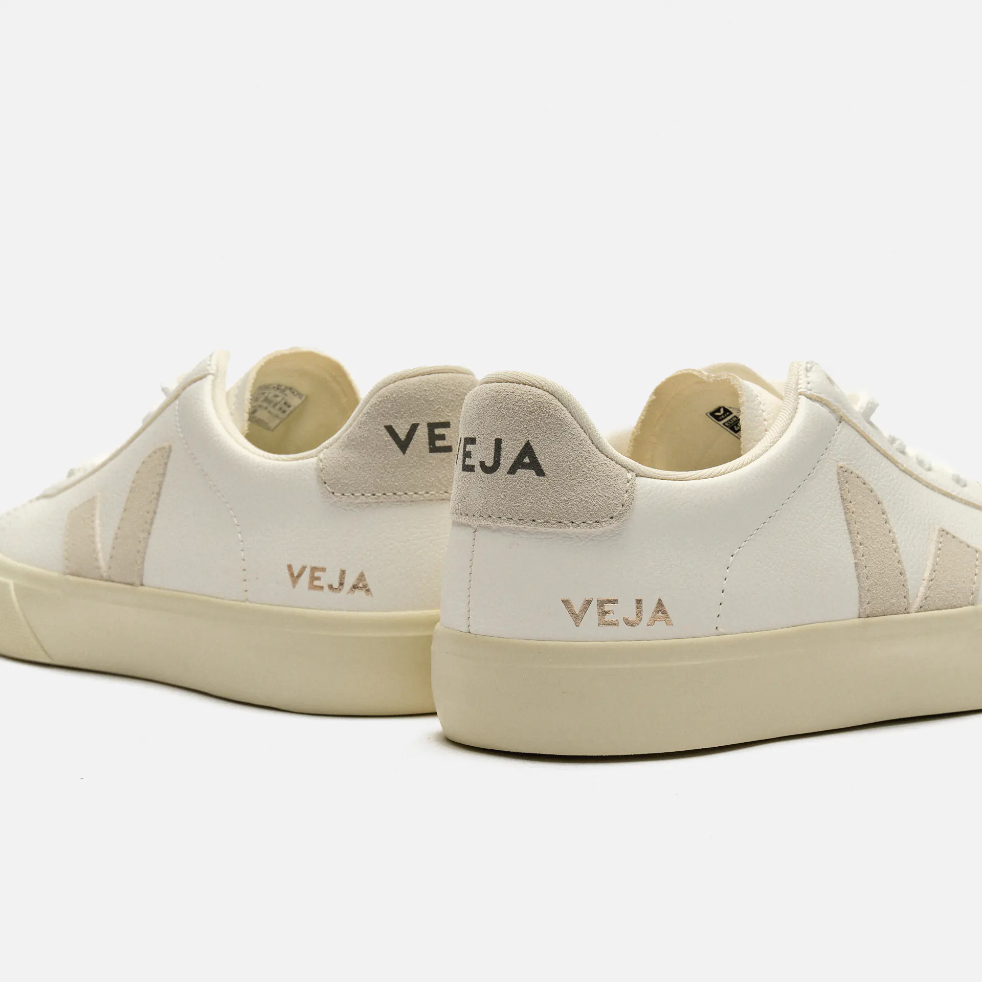 Veja Campo Chromefree Leather Sneaker Extra White/ Natural Suede