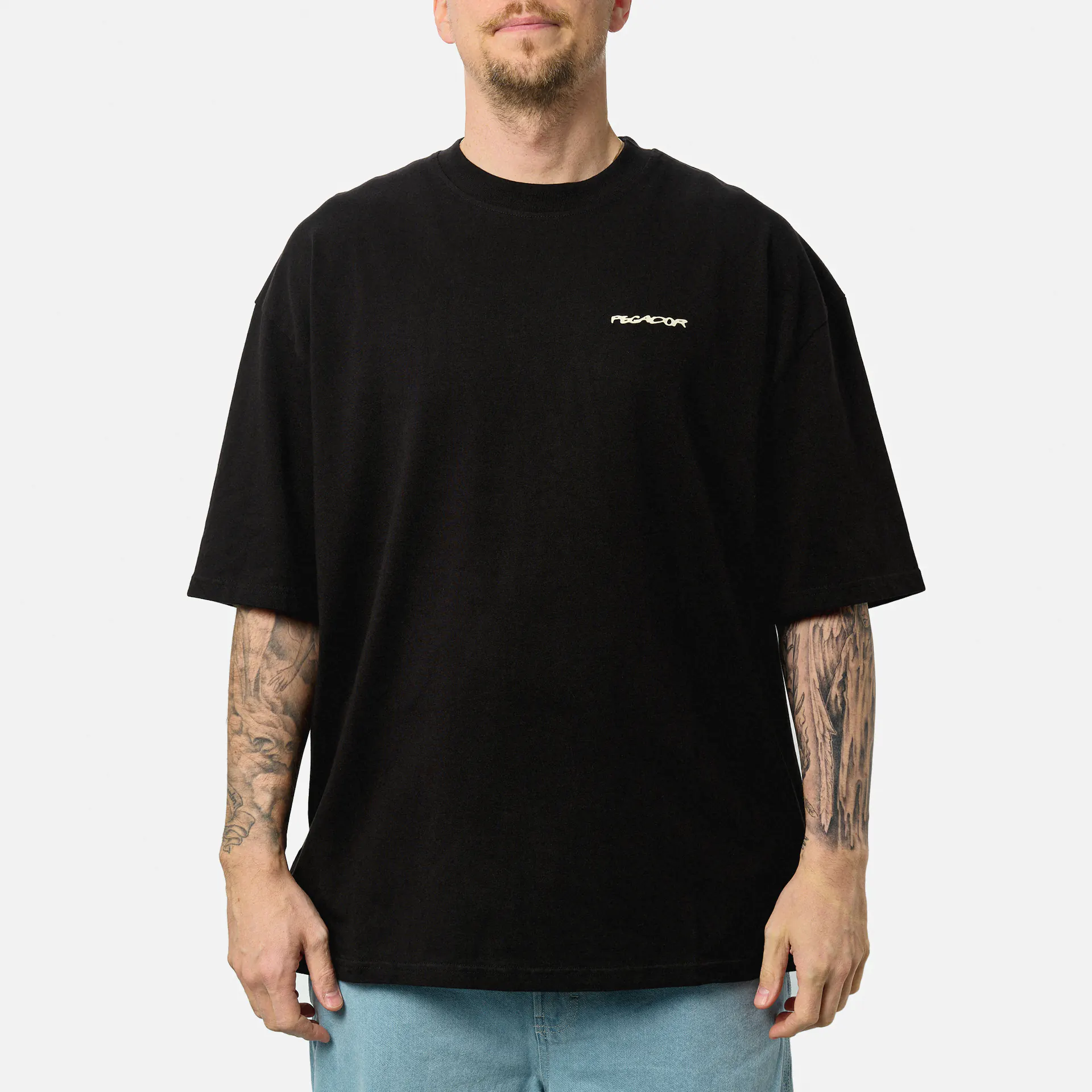 PEGADOR Allis Oversized Tee Washed Black