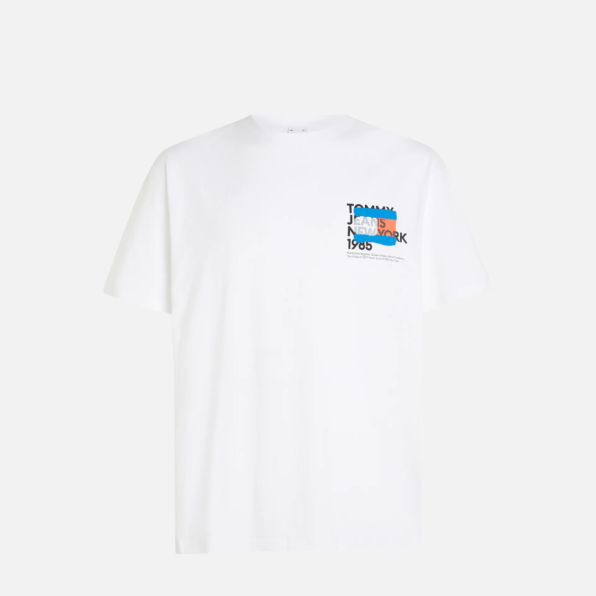 Tommy Jeans Tommy NY Graffiti Flag T-Shirt White