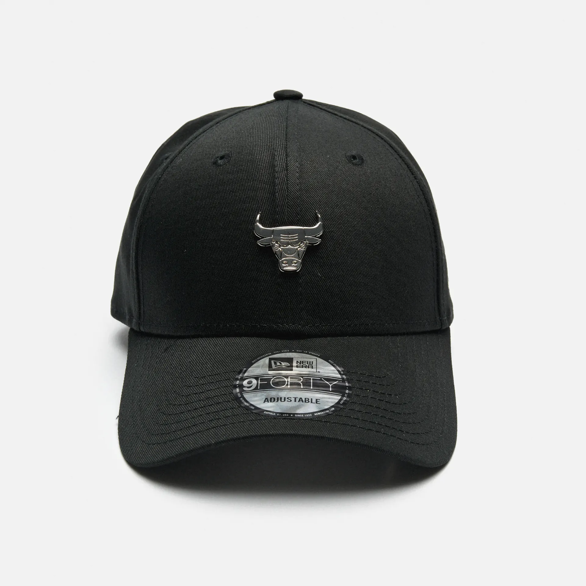 New Era Metallic Pin 9FORTY Chicago Bulls Cap Black