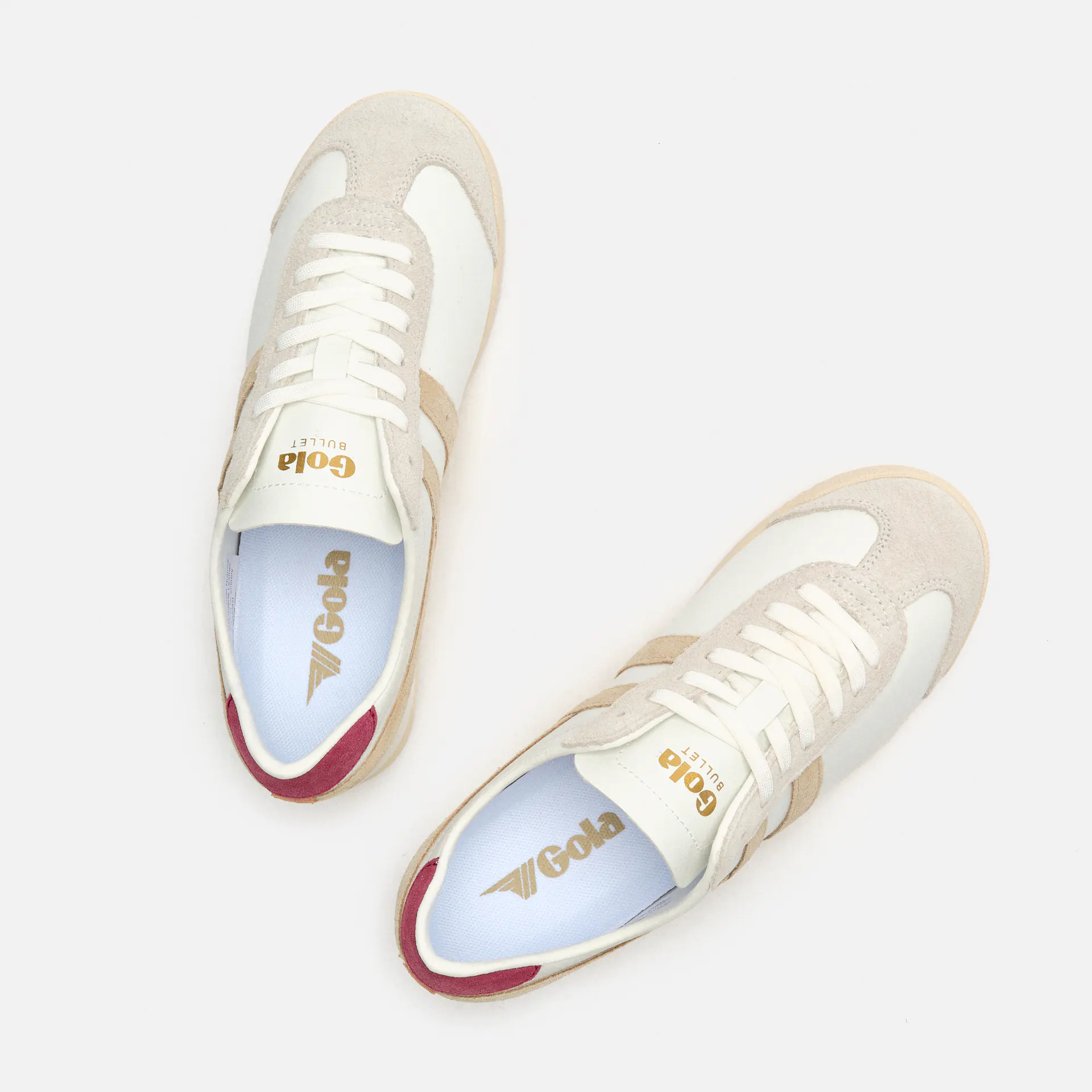 Gola Bullet Pure Sneaker White/Bone/Cerise