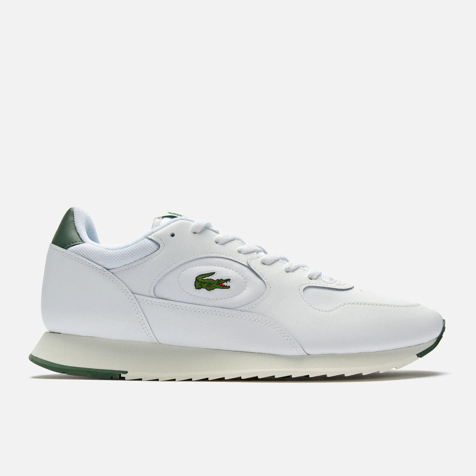 Lacoste Linetrack Leather Sneaker White/Green