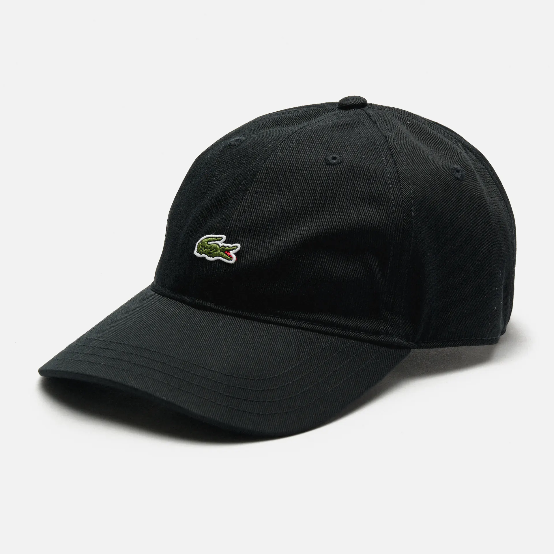 Lacoste Cotton Twill Cap Black