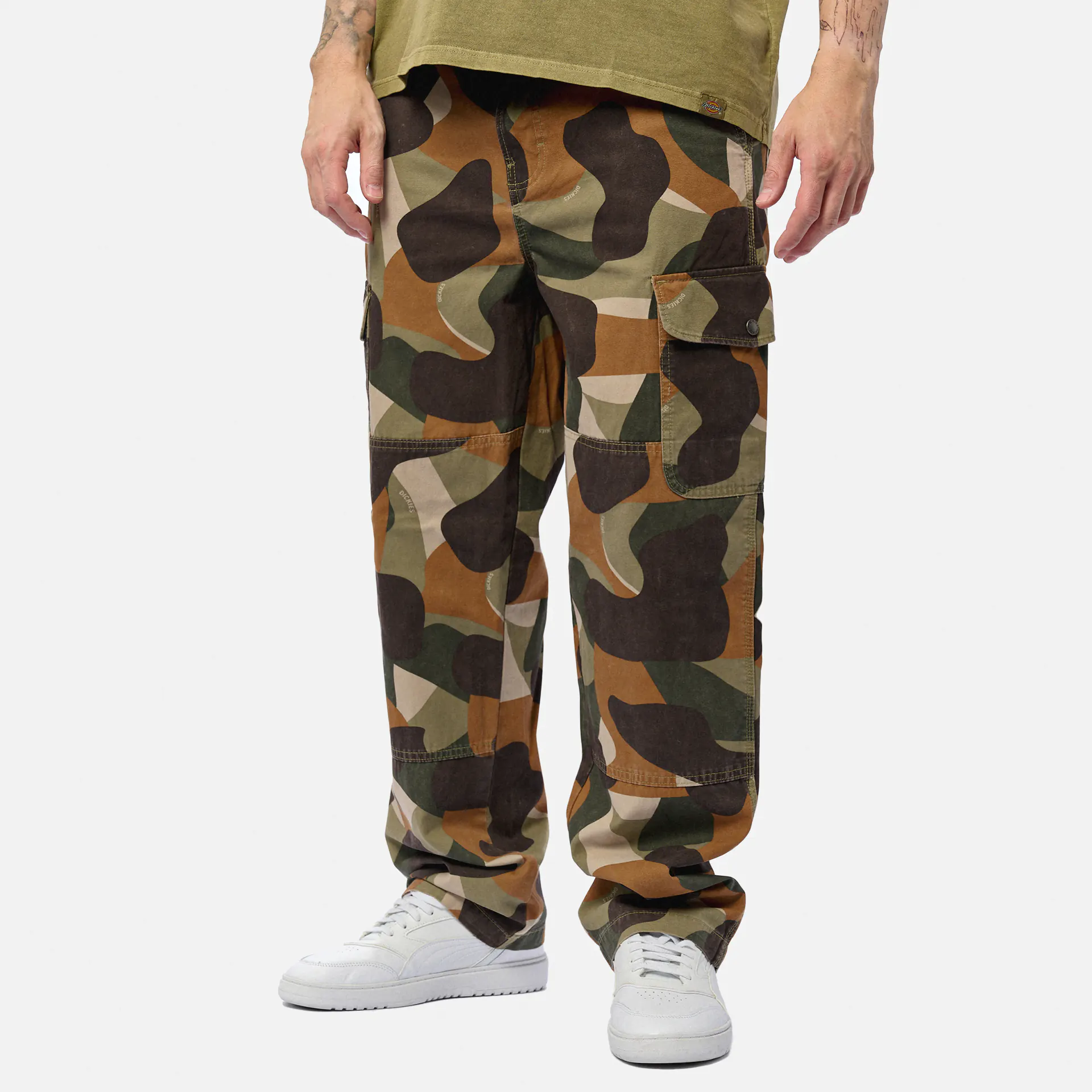 Dickies Duck Canvas Camo Cargo Imperial Green 