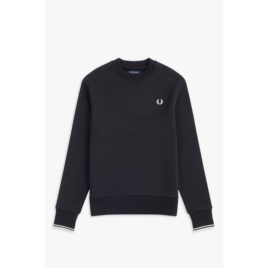 Fred Perry Crew Neck Sweatshirt Black