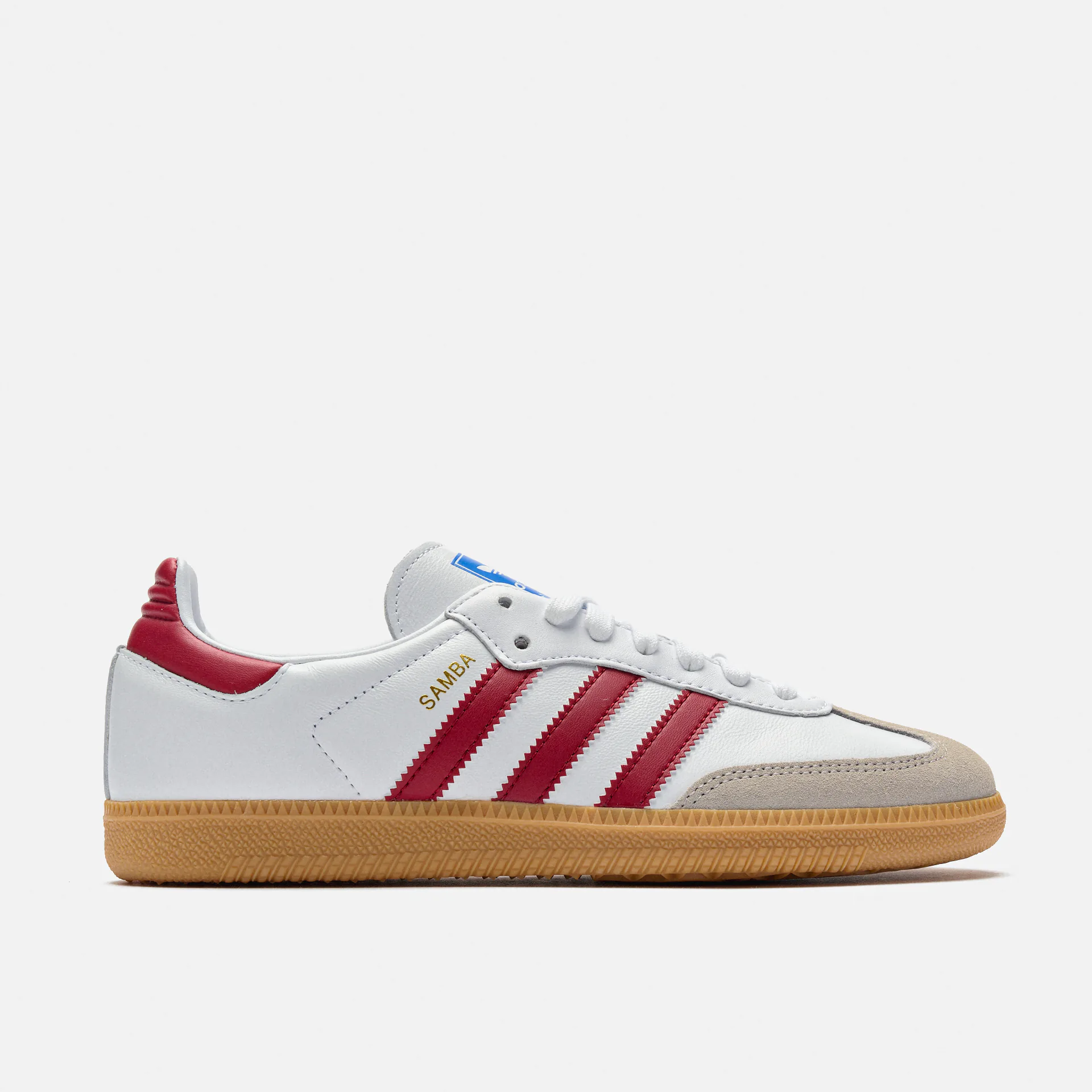 adidas Originals Samba OG Sneaker Cloud White/Collegiate Burgundy/Gum