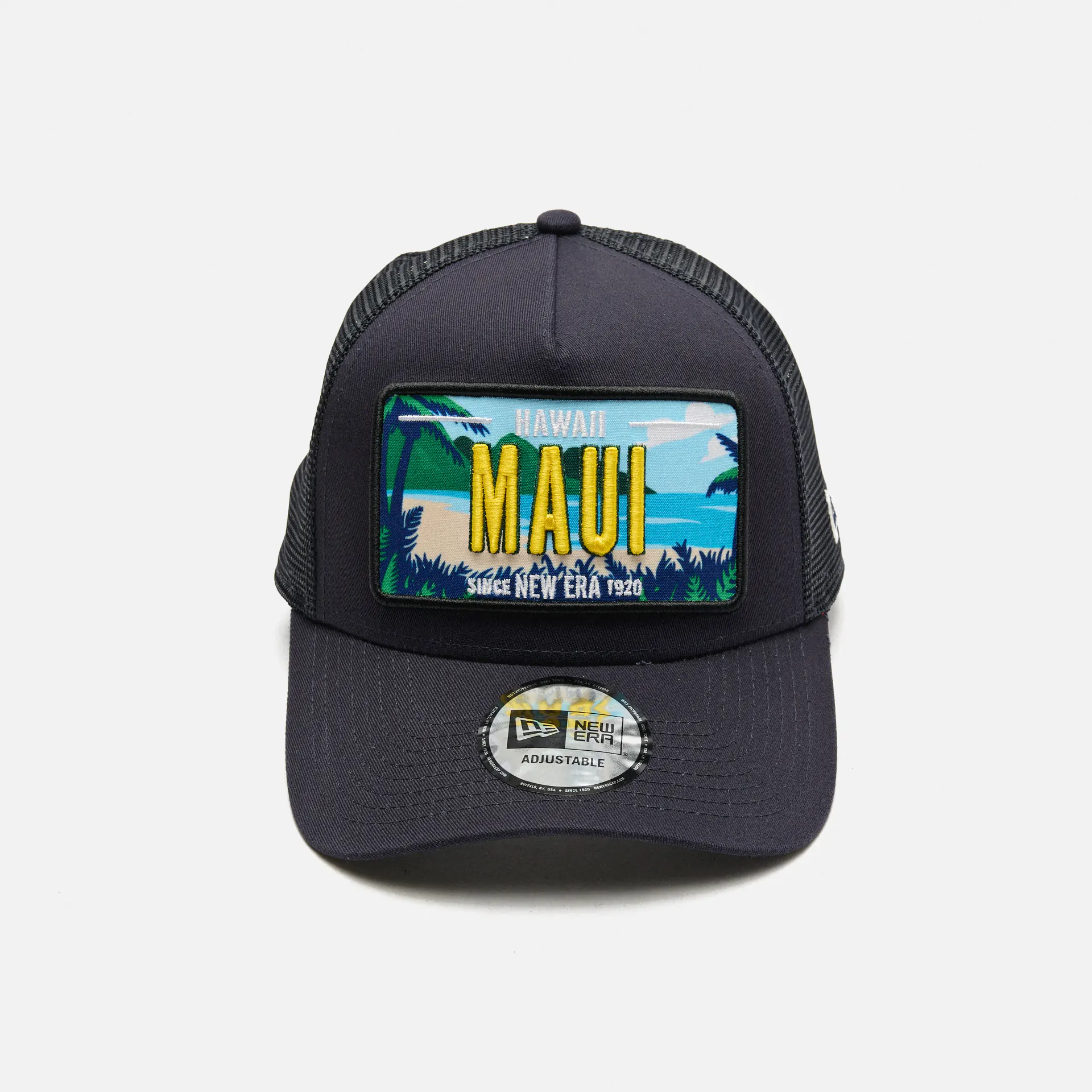 New Era License Plate Trucker Cap Navy/Navy