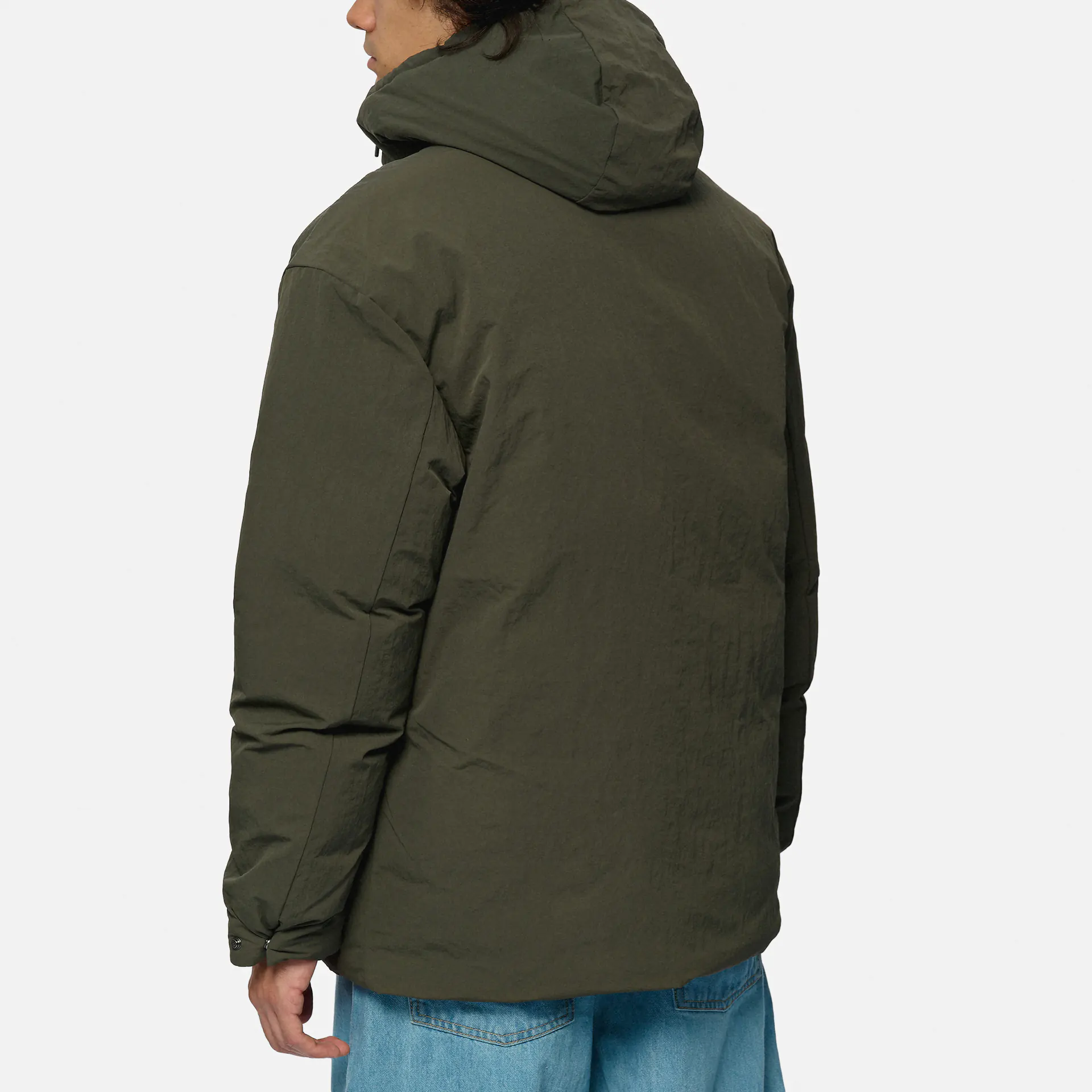 Fred Perry Zip Through Padded Jacket Field Green