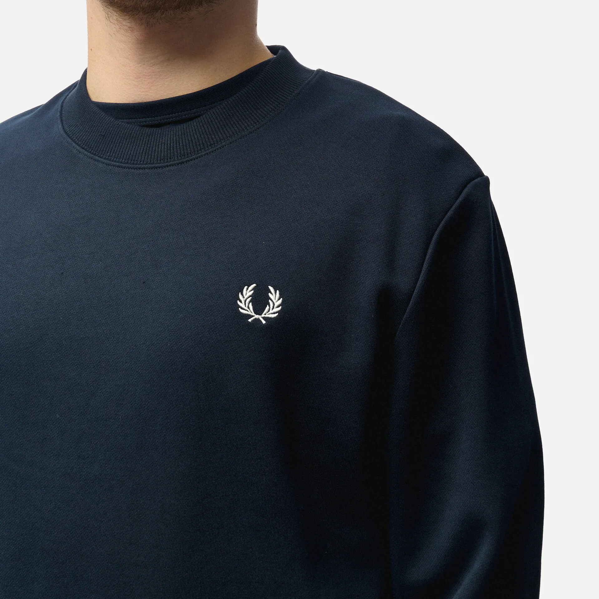 Fred Perry Crew Neck Sweatshirt Navy