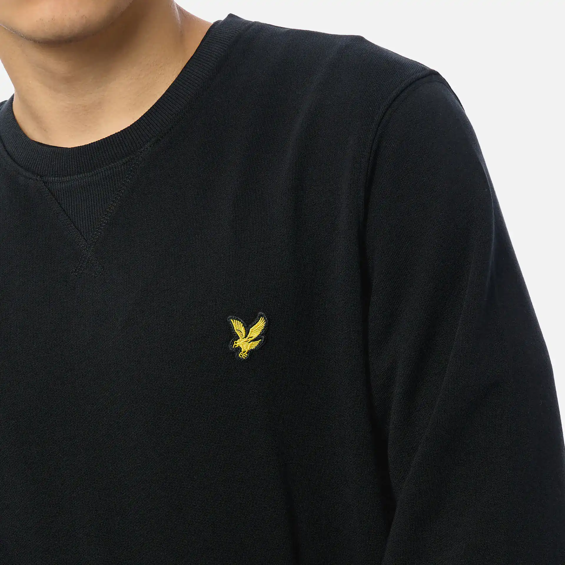 Lyle & Scott Crew Neck Sweatshirt Jet Black