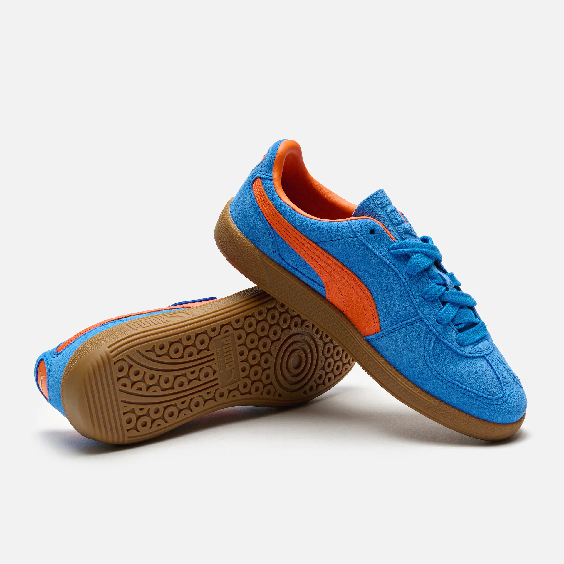 PUMA Palermo Sneaker Hyperlink Blue-Flame Flicker-Gum