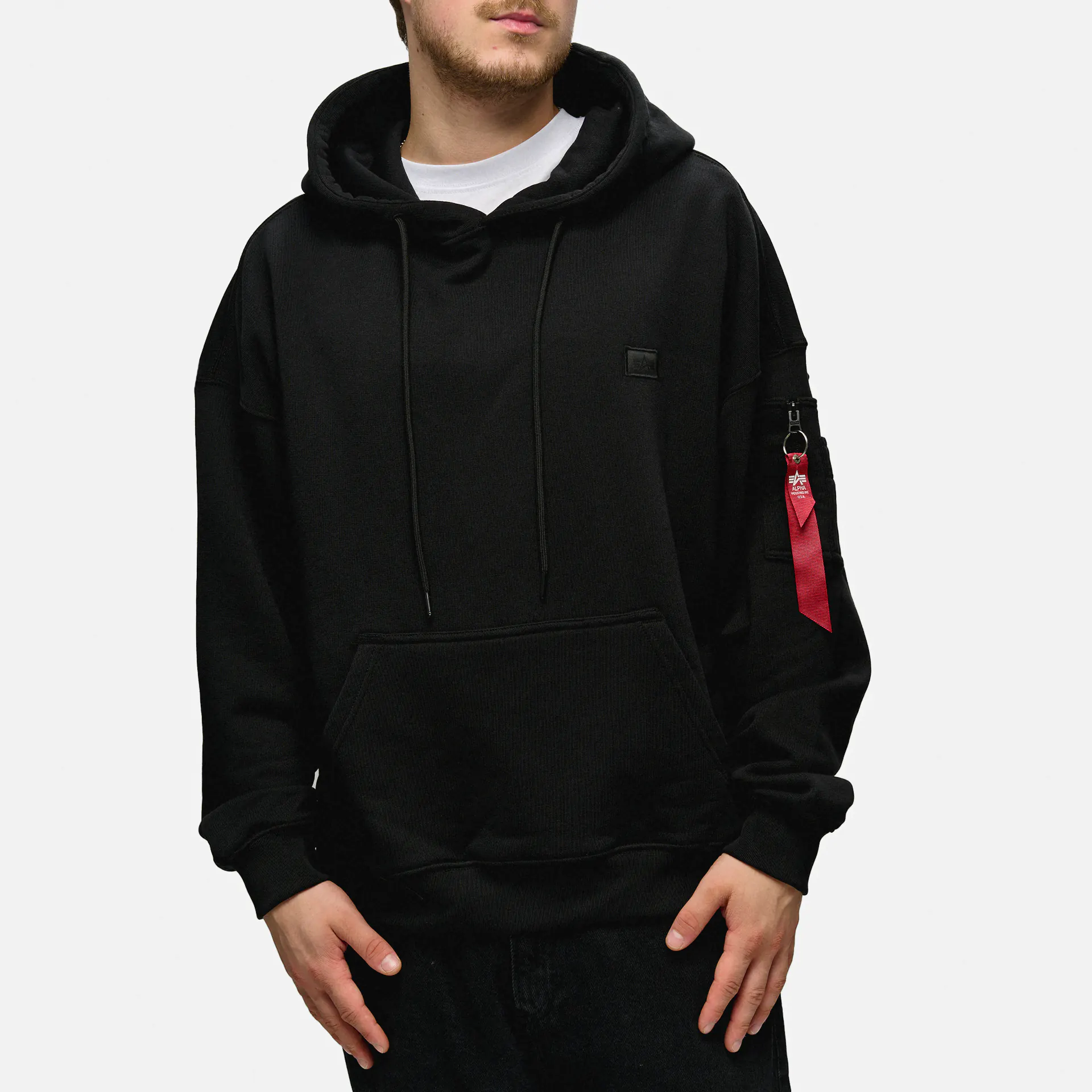 Black alpha industries hoodie online