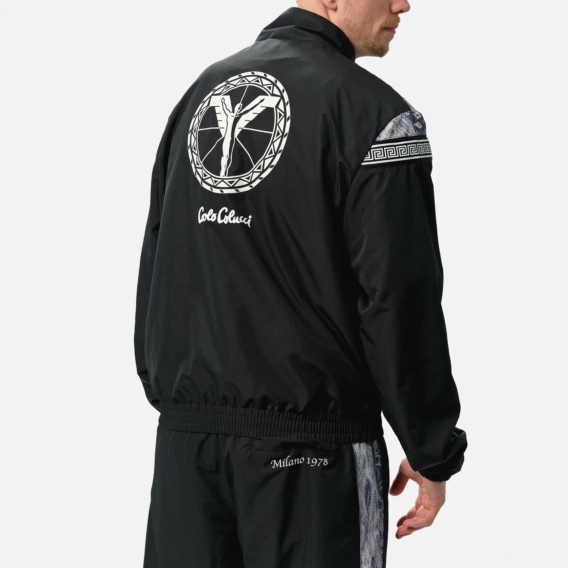 Carlo Colucci Summer Track Jacket Black