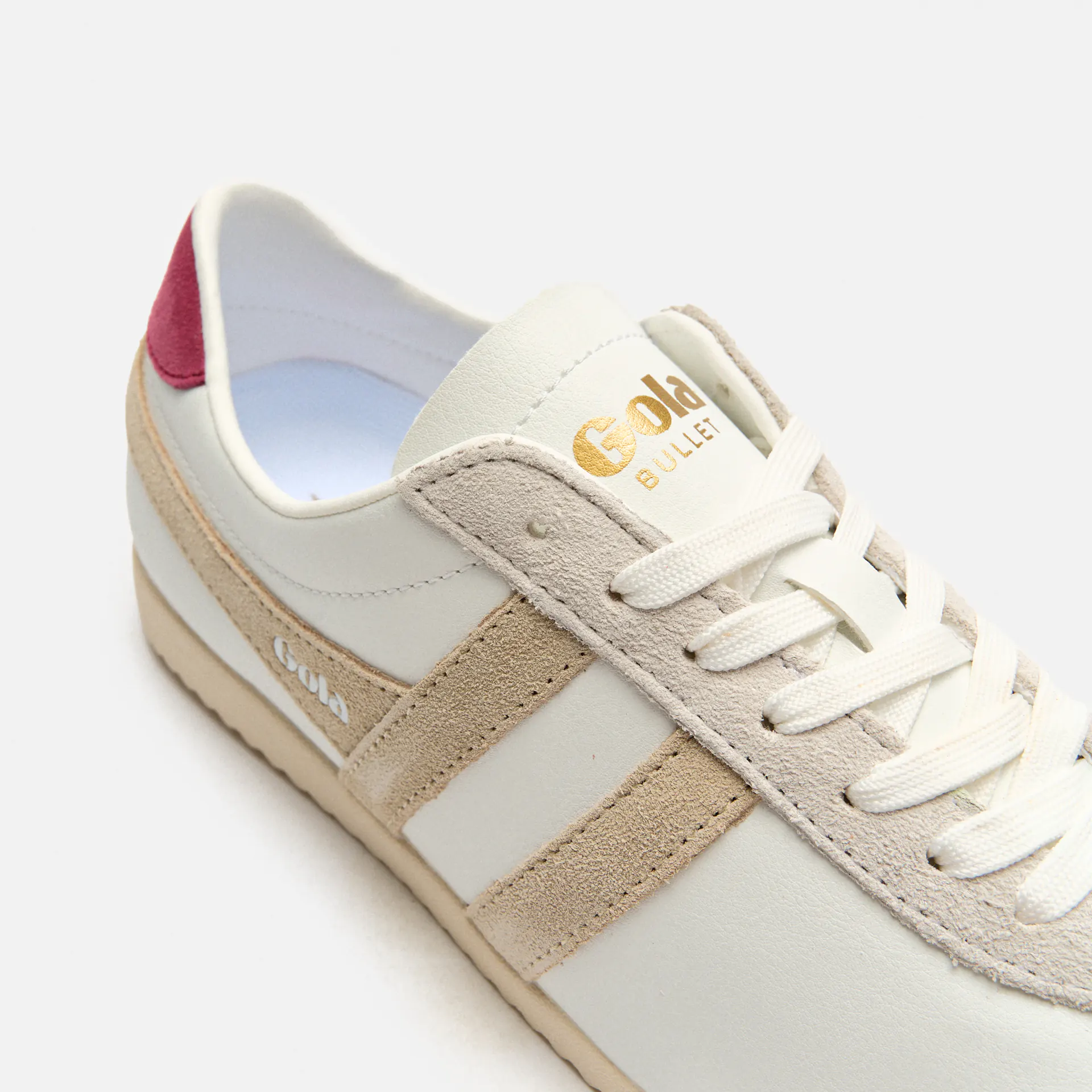 Gola Bullet Pure Sneaker White/Bone/Cerise