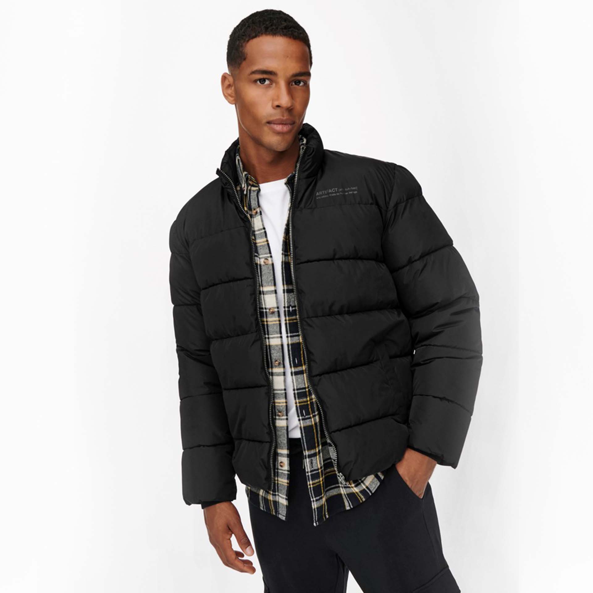 Only & Sons onsMelvin Life Puffer Jacket Black