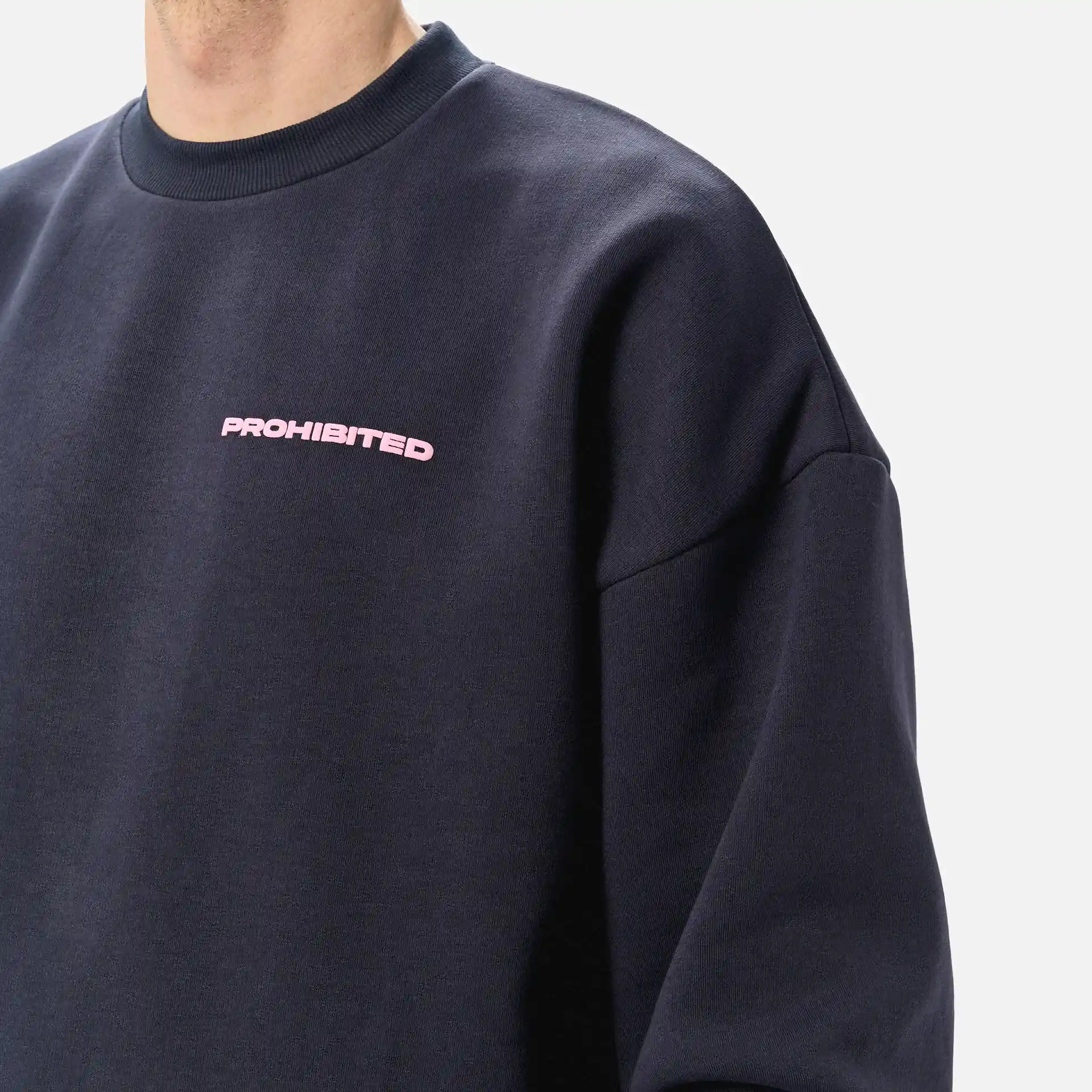 Prohibited 10119 Crew Neck 1.0 Midnight Grey