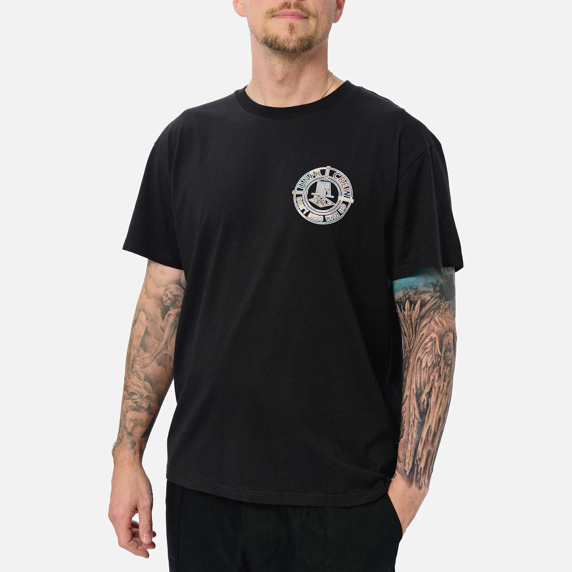 Unfair Athletics DMWU Camo BP T-Shirt Black