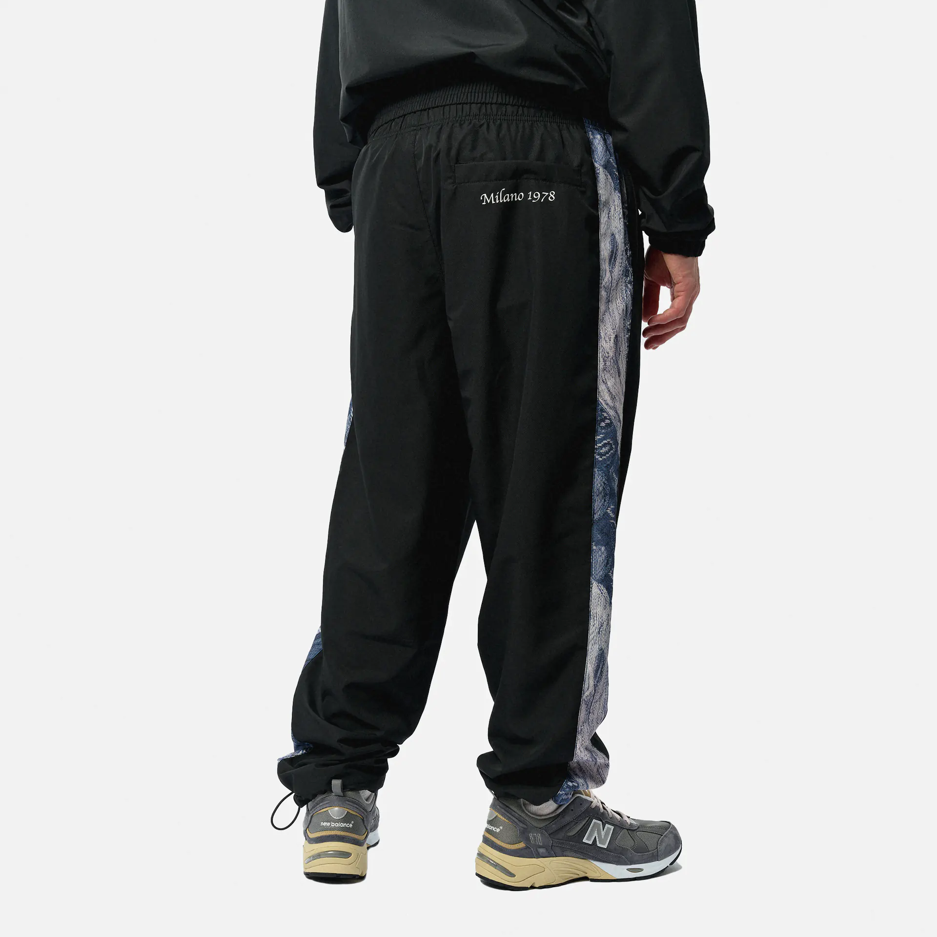 Carlo Colucci Summer Track Pants Black