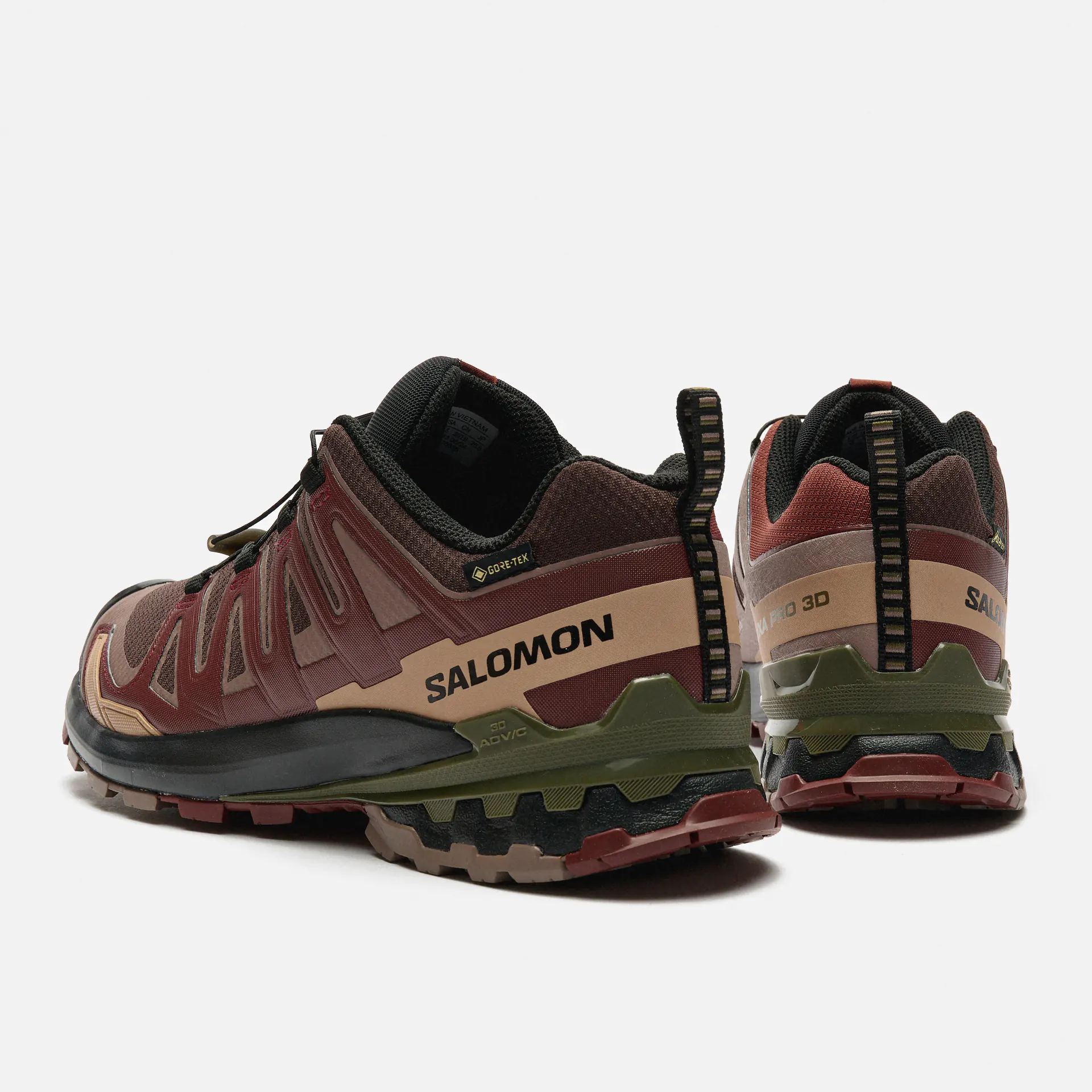 Salomon XA PRO 3D V9 GTX Sneaker Black Coffee/Rum Raisin/Olive Night