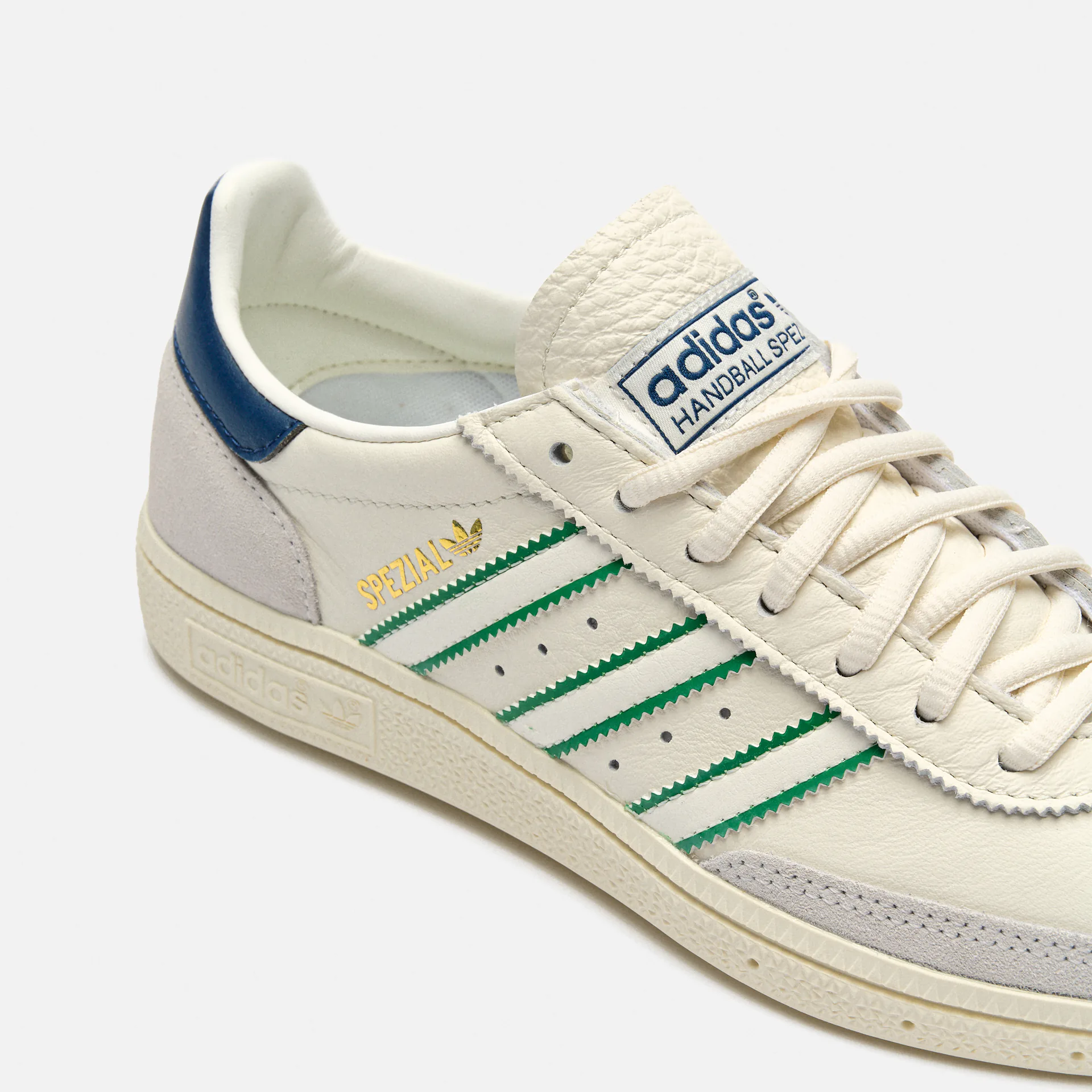 adidas Sneaker Handball Spezial Leather Core White/Green/Night Indigo