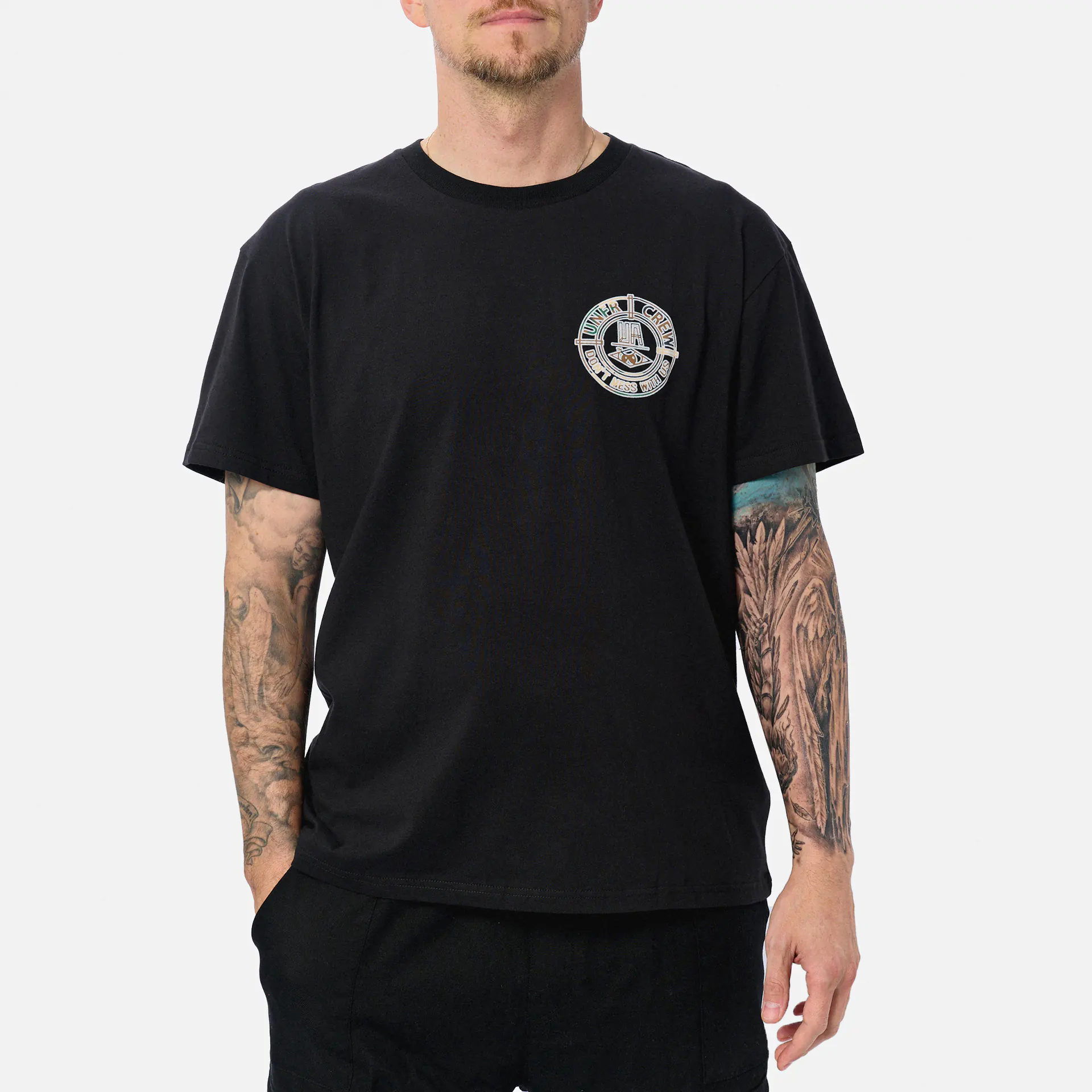 Unfair Athletics DMWU Camo BP T-Shirt Black