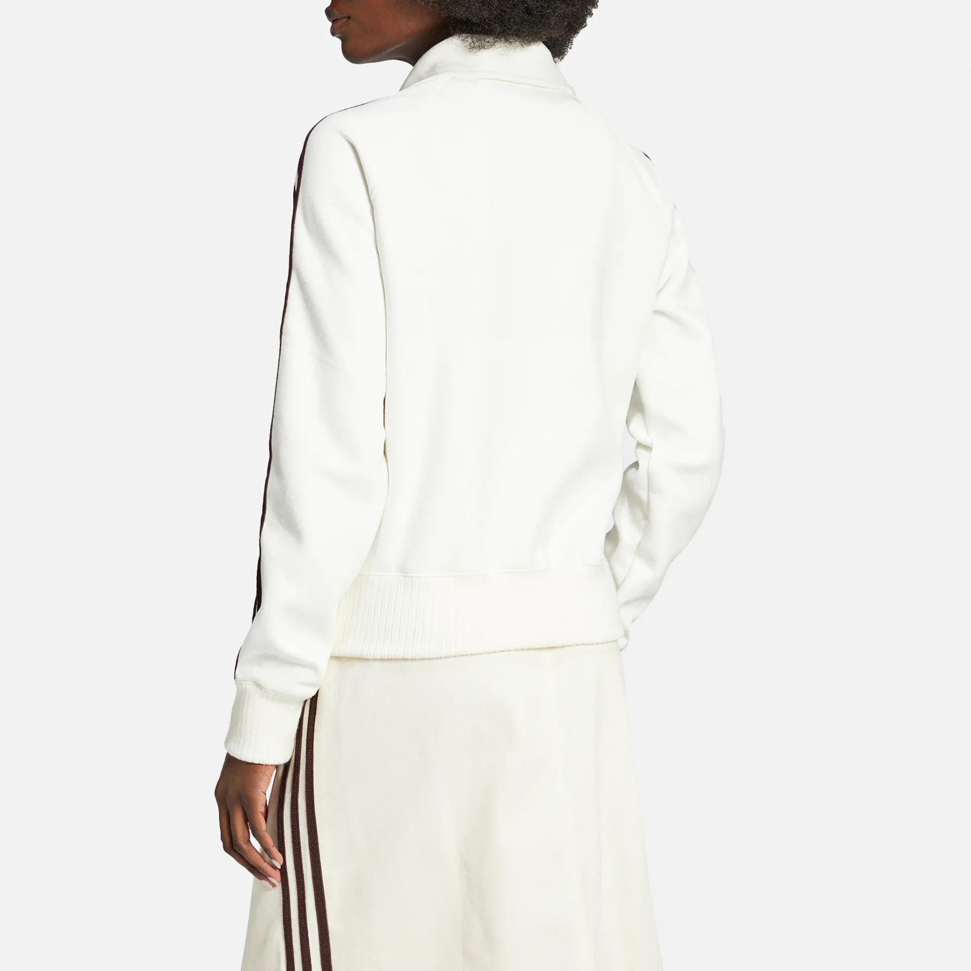 adidas Originals Suede The First Track Jacket Off White