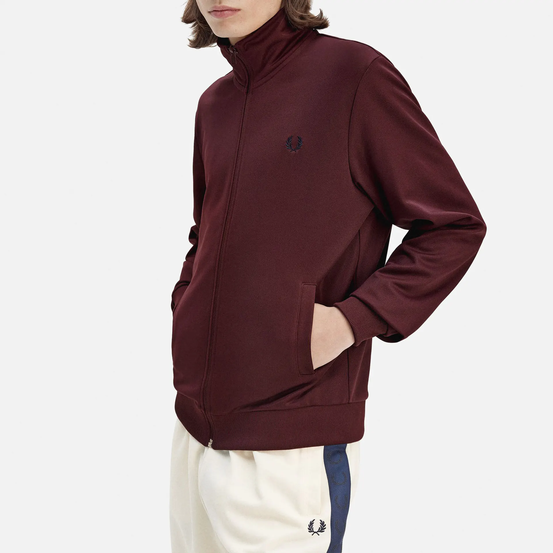 Fred Perry Track Jacket Oxblood