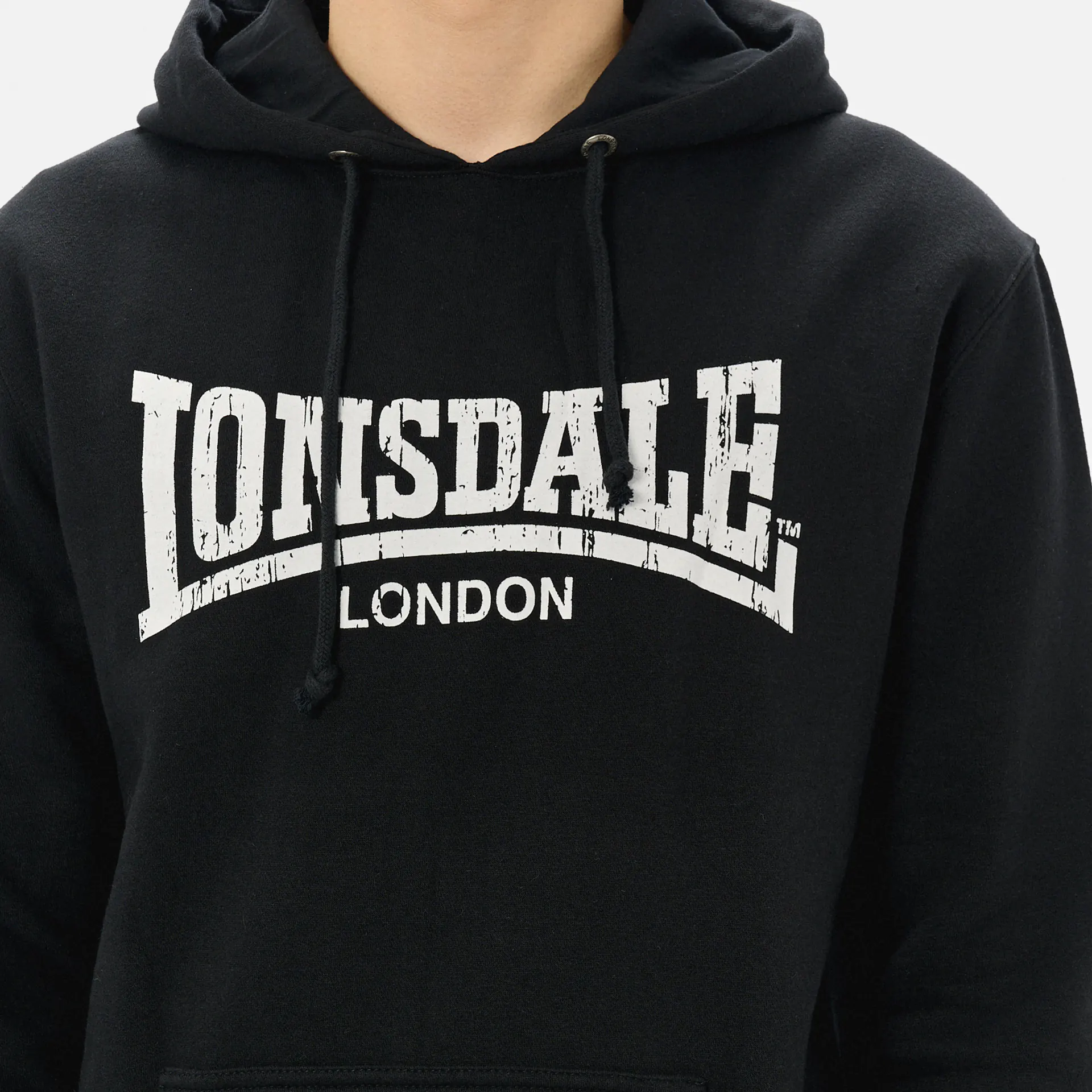 Lonsdale WOLTERTON Hoodie Black/White