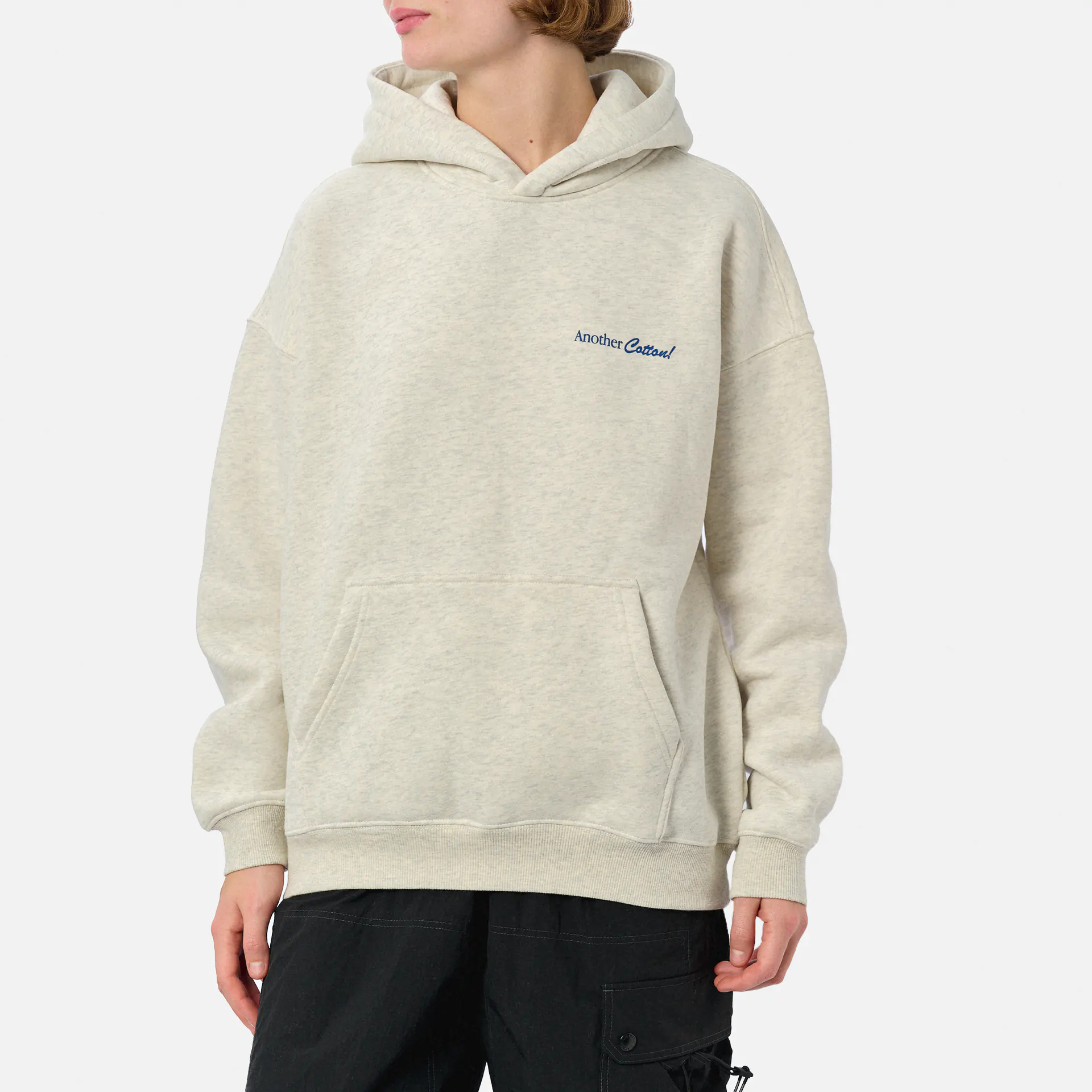 Another Cotton Breakfast Club Oversized Hoodie Grey