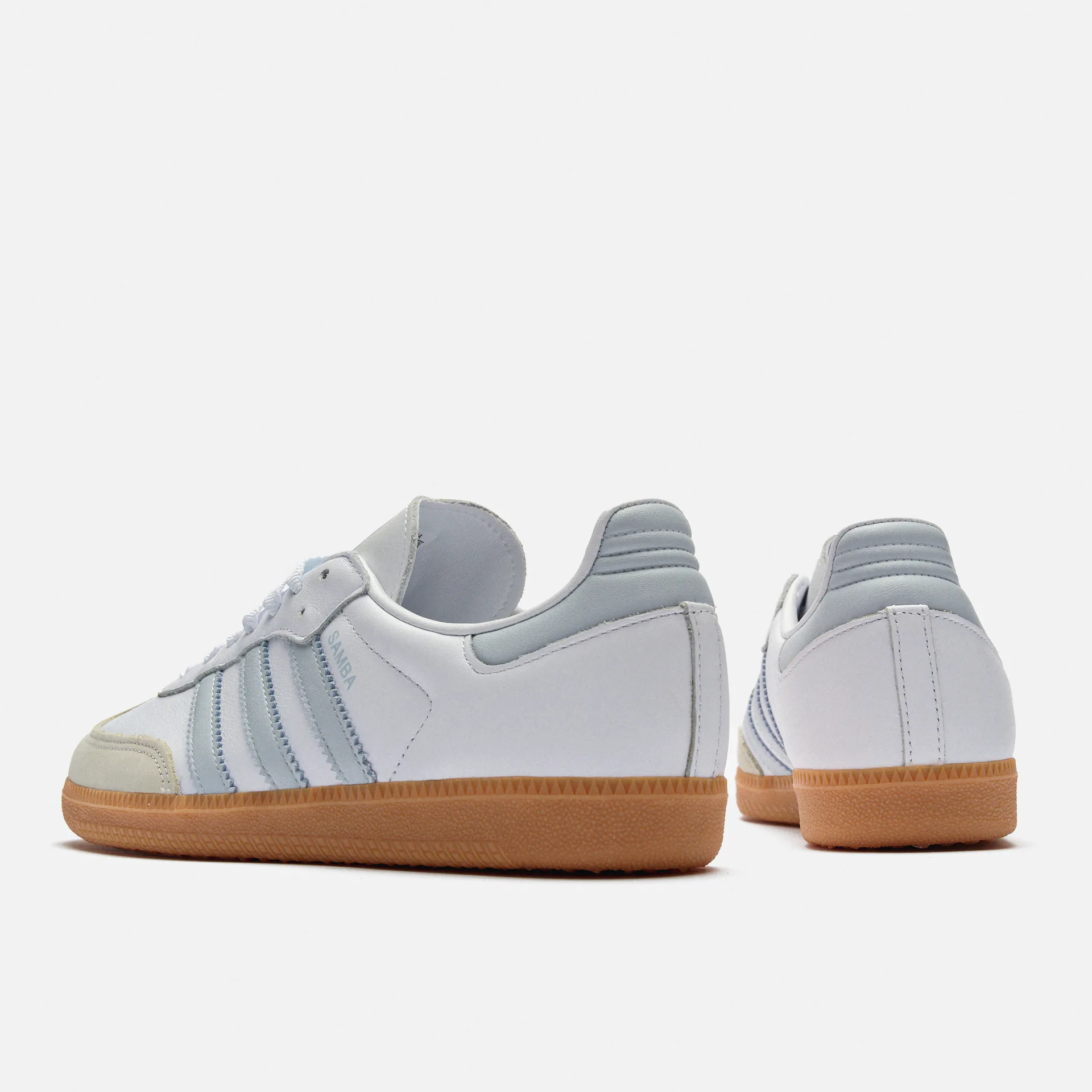 adidas Originals Samba Sneaker OG W Cloud White/Halo Blue/Off White