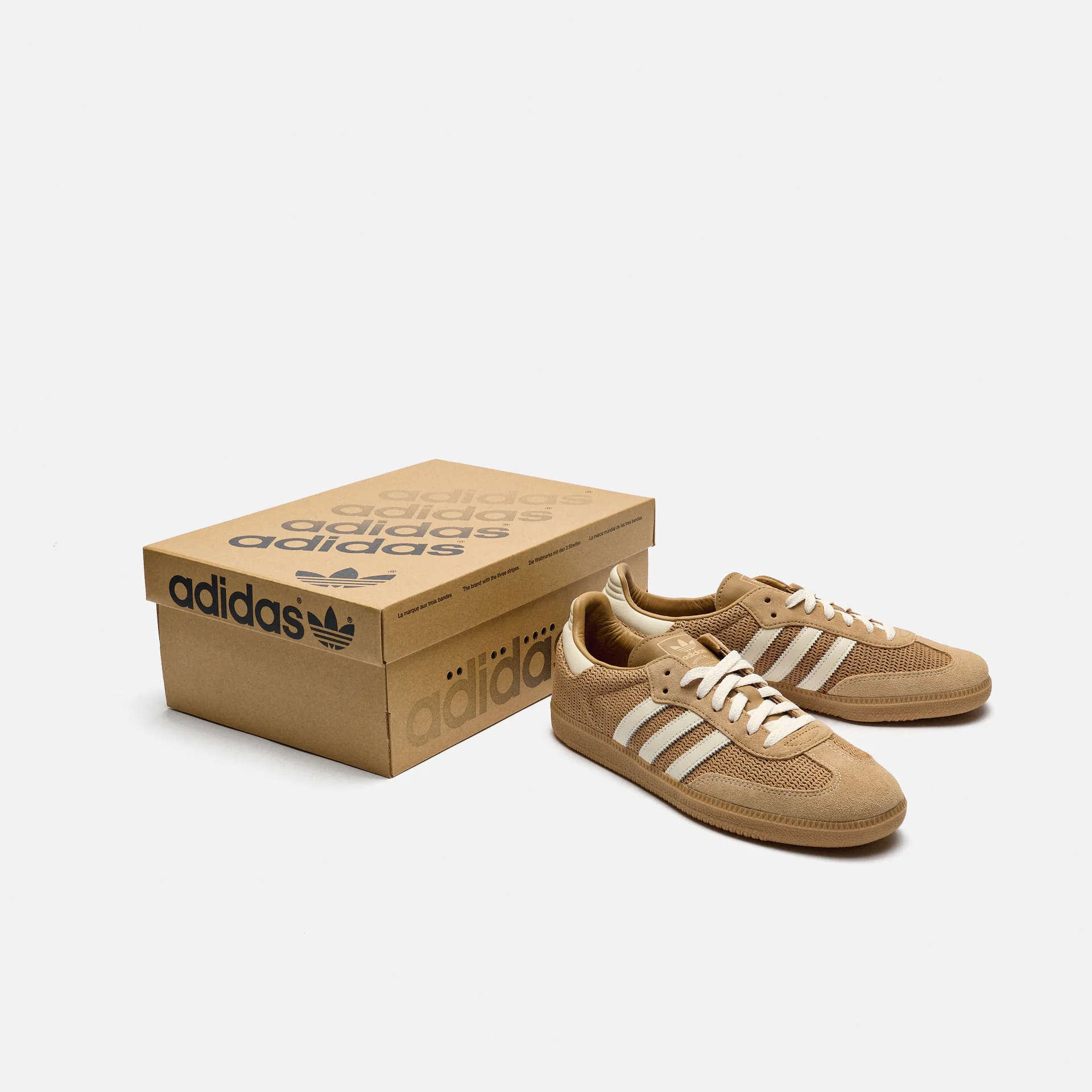 adidas Originals Samba Sneaker OG Cardboard/Chalk White/Brown Desert