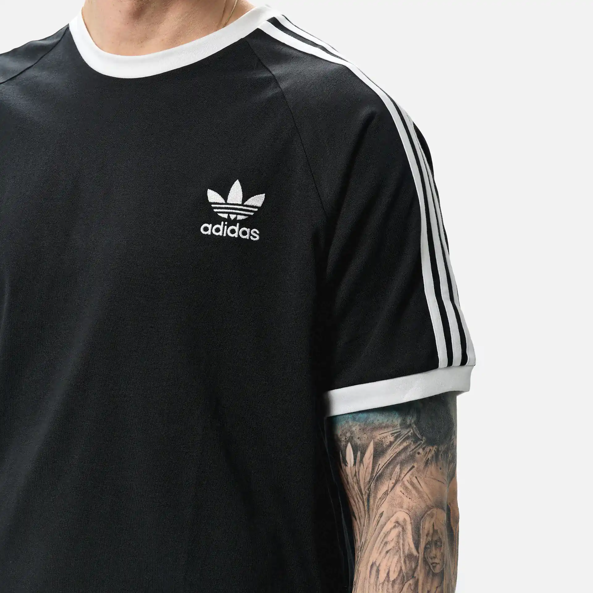 adidas Originals Adicolor 3-Stripes T-Shirt Black/White