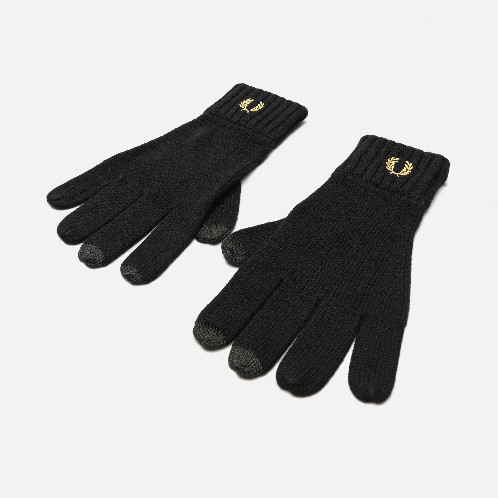 Fred Perry Laurel Wreath Gloves Black