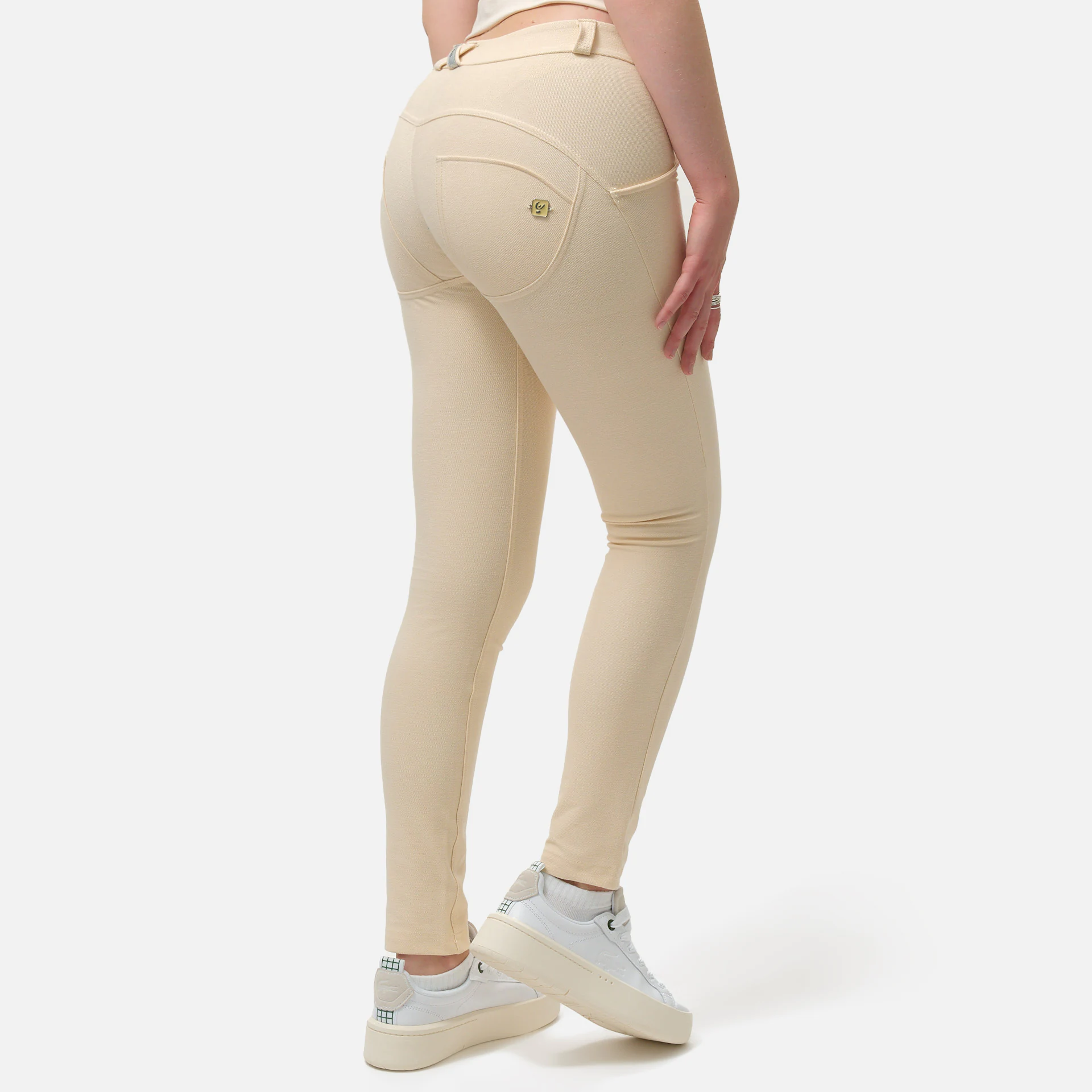Freddy WR.UP® Sustainable Jersey Drill Push-Up Pants Macadamia
