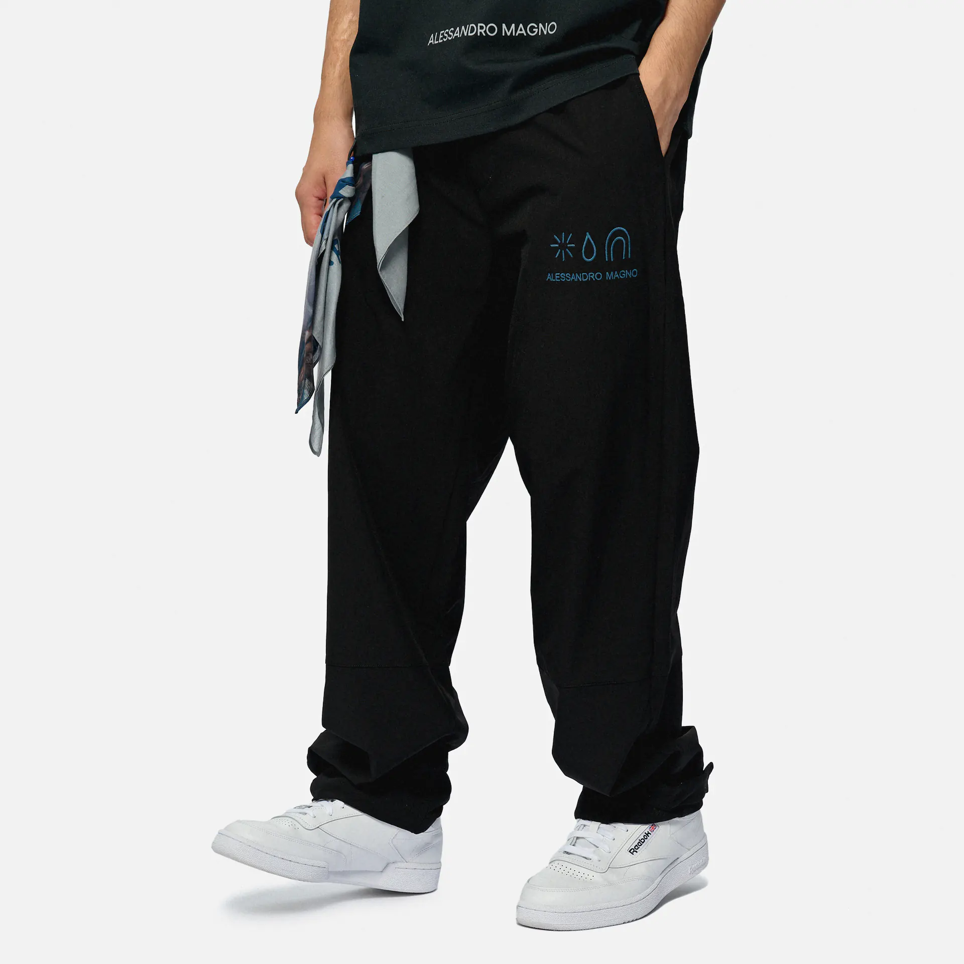 Alessandro Magno Track Pant Black