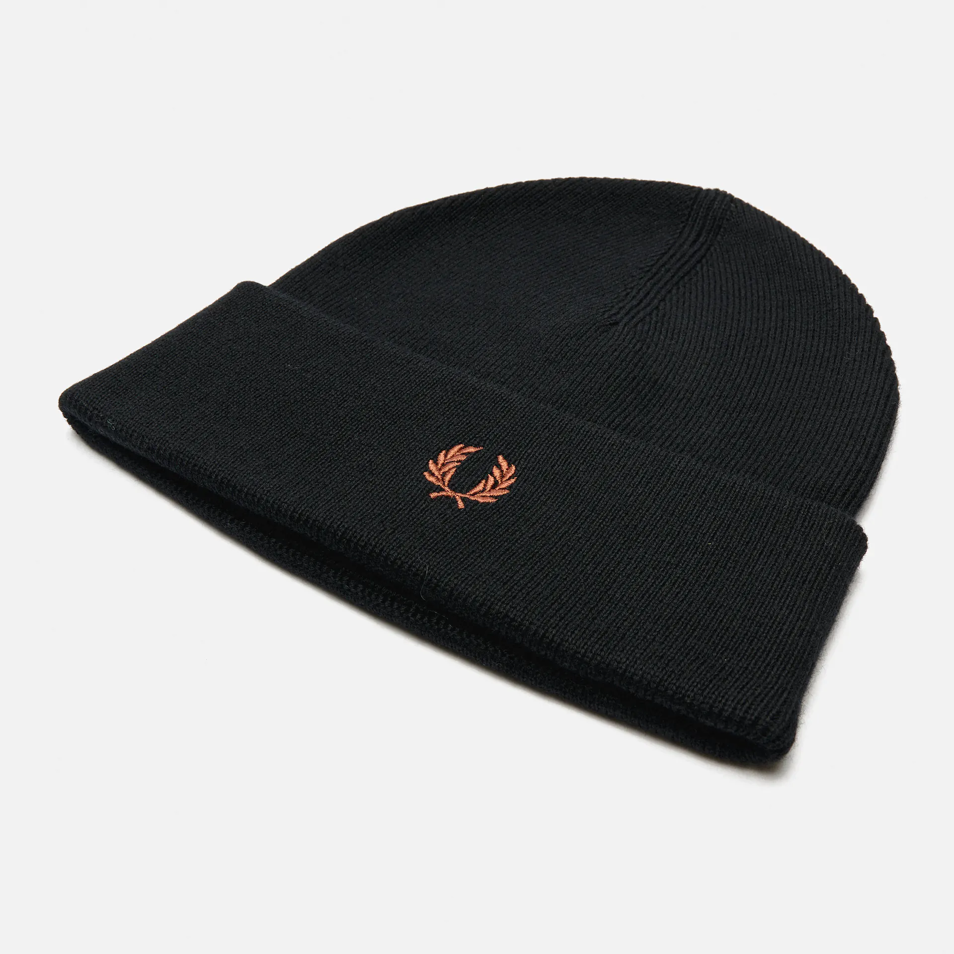 Fred Perry Classic Beanie Black/Whisky