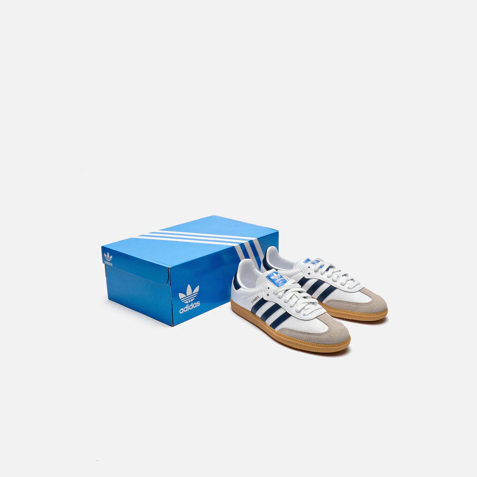 adidas Originals Samba Sneaker OG Cloud White/Night Indigo /Gum