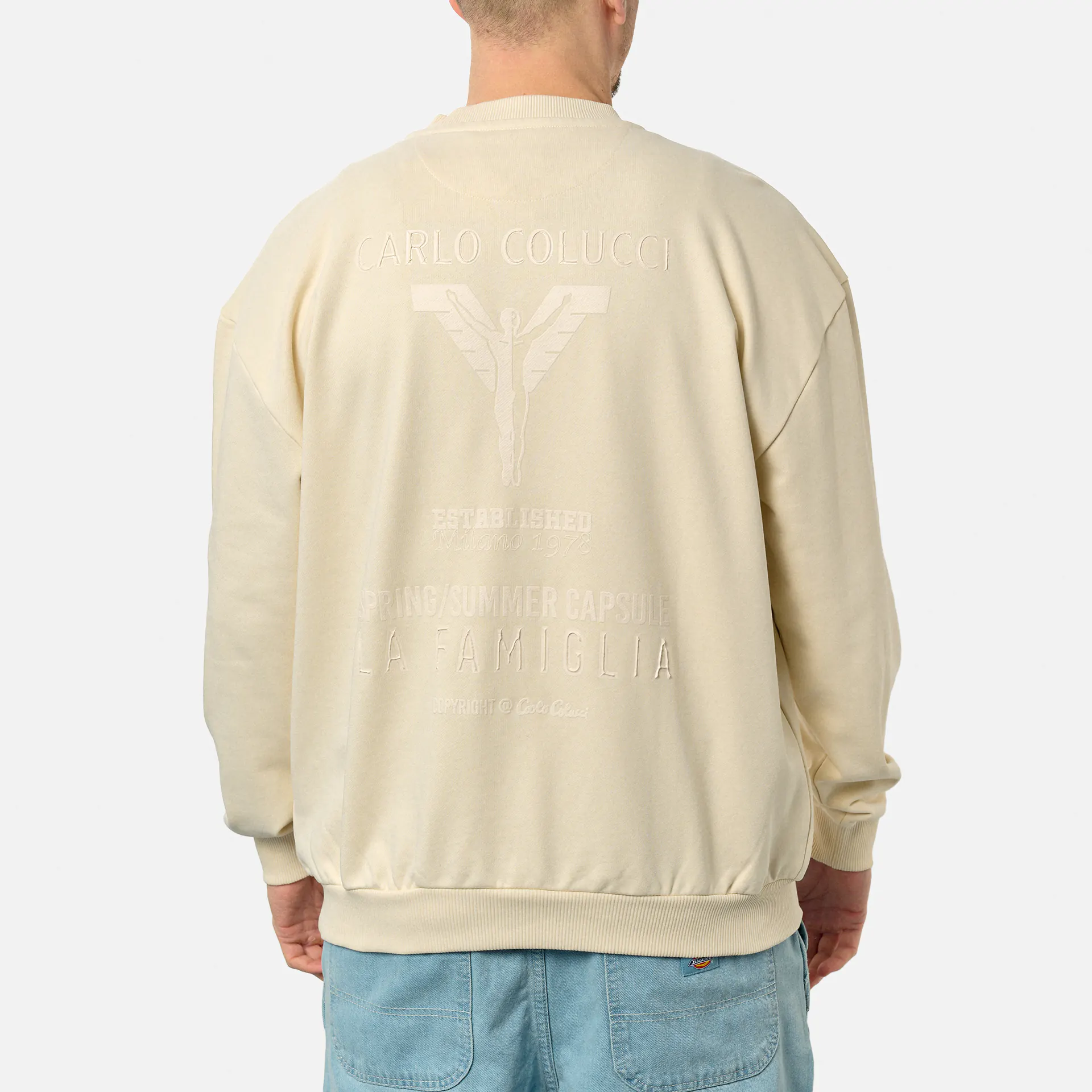 Carlo Colucci La Famiglia Sweatshirt Beige