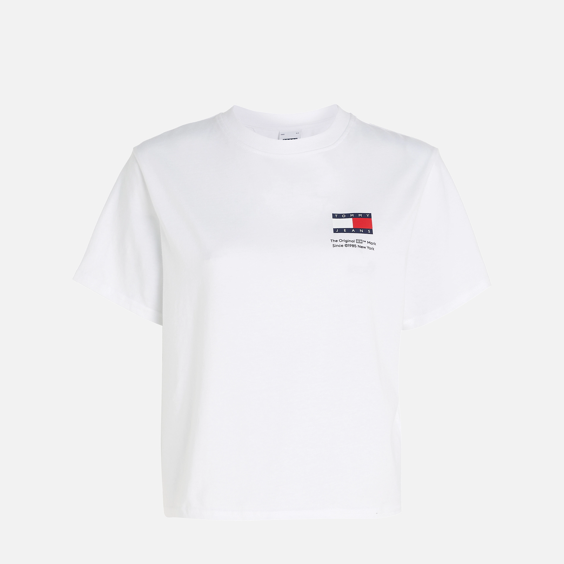 Tommy Jeans Boxy Graphic Flag T-Shirt White