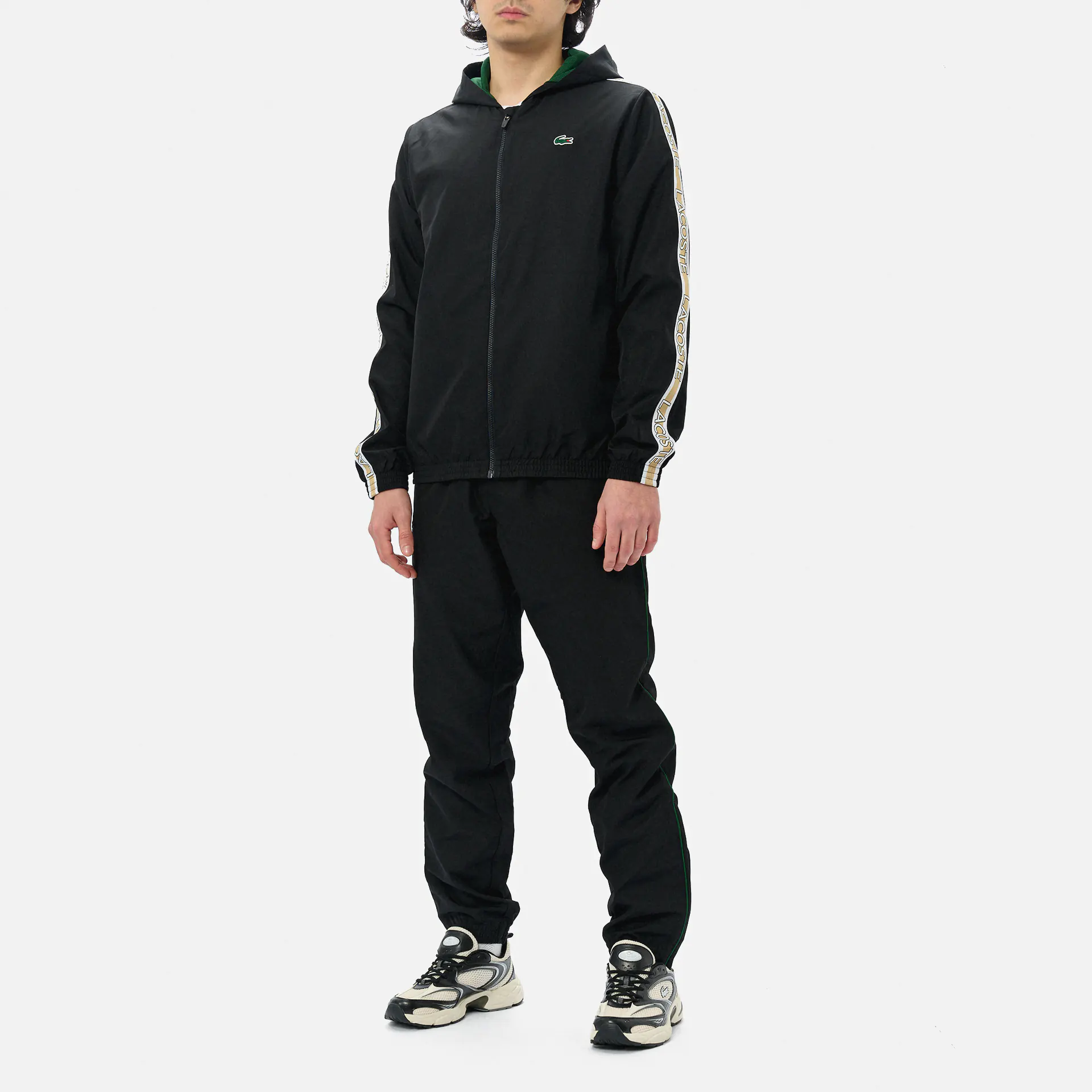 Lacoste Tape Tracksuit Black/Green