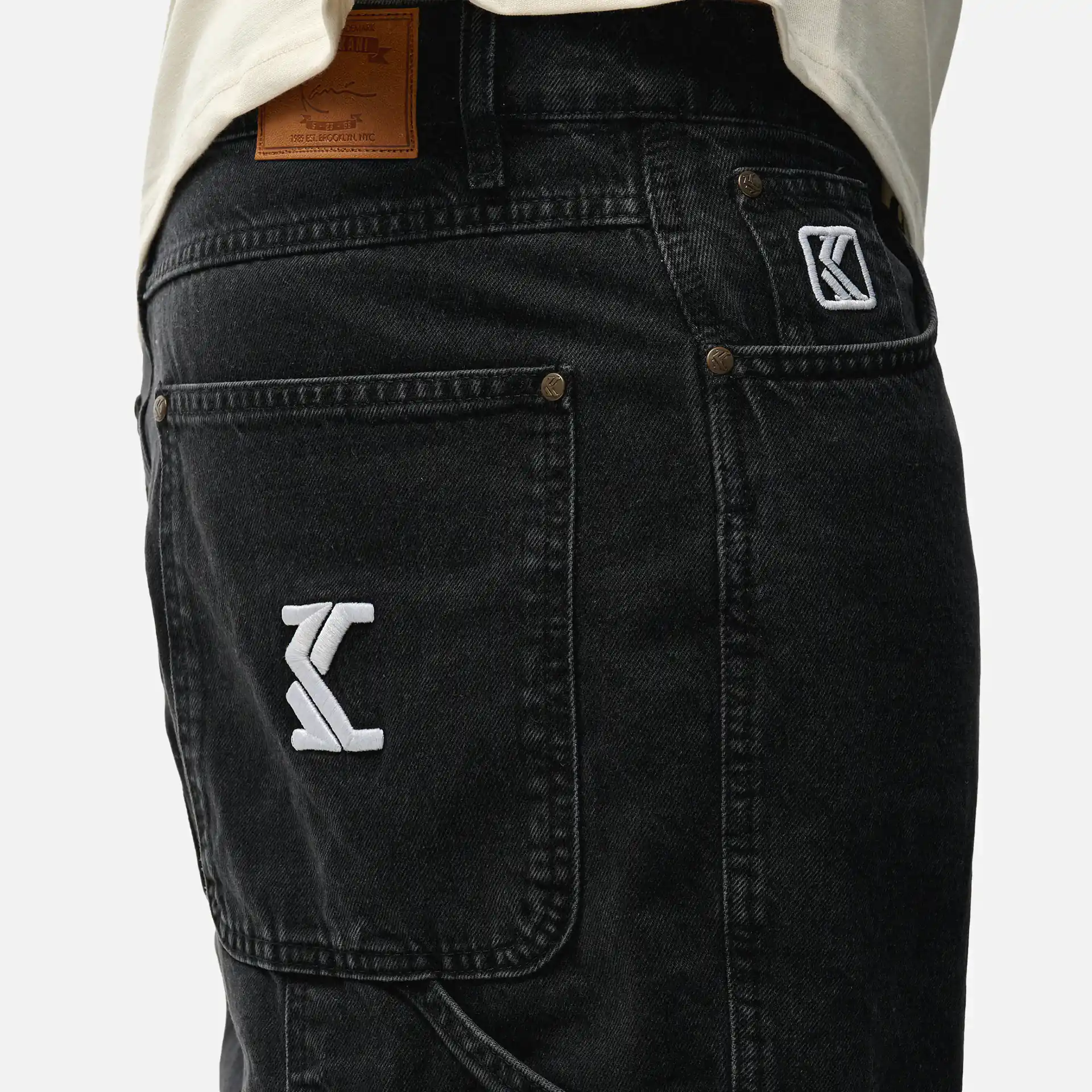 Karl Kani Retro Tapered Workwear Denim Vintage Black